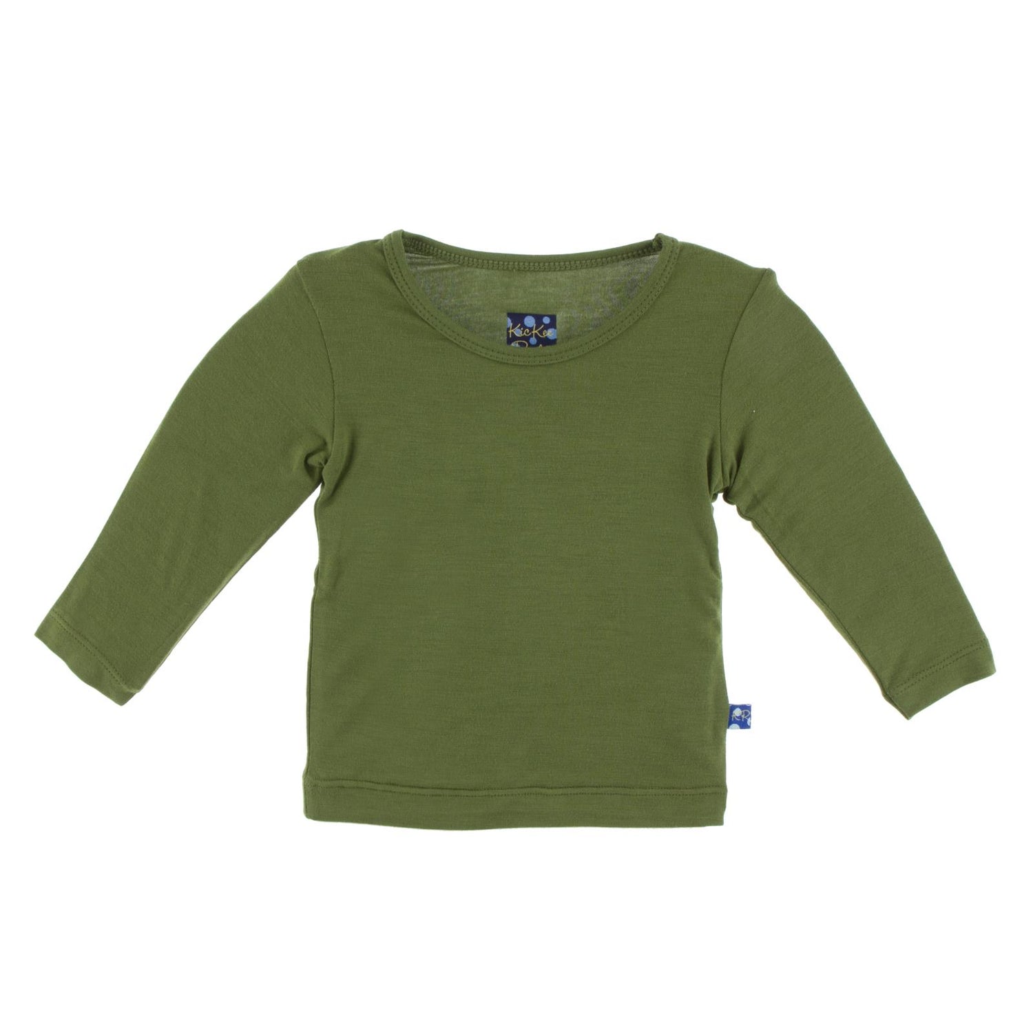 Long Sleeve Baby Tee in Moss