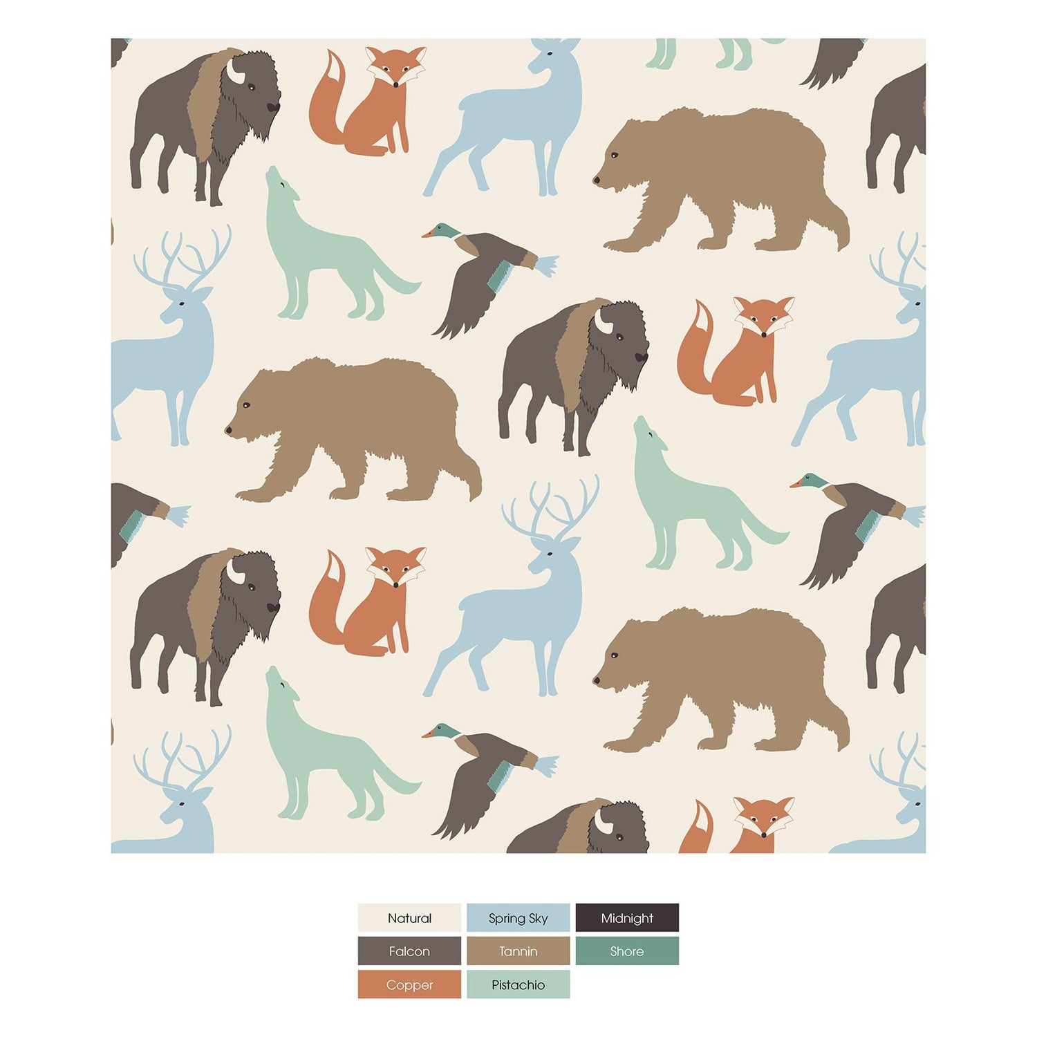 Men's Print Boxer Short in National Wildlife Federation