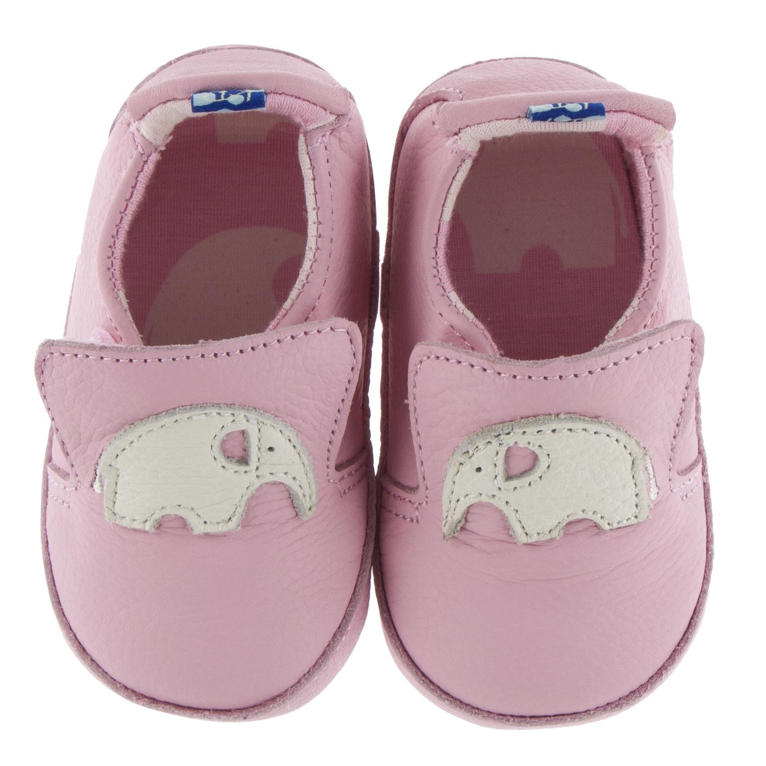 Leather Soft Sole Shoes in Lotus Elephant