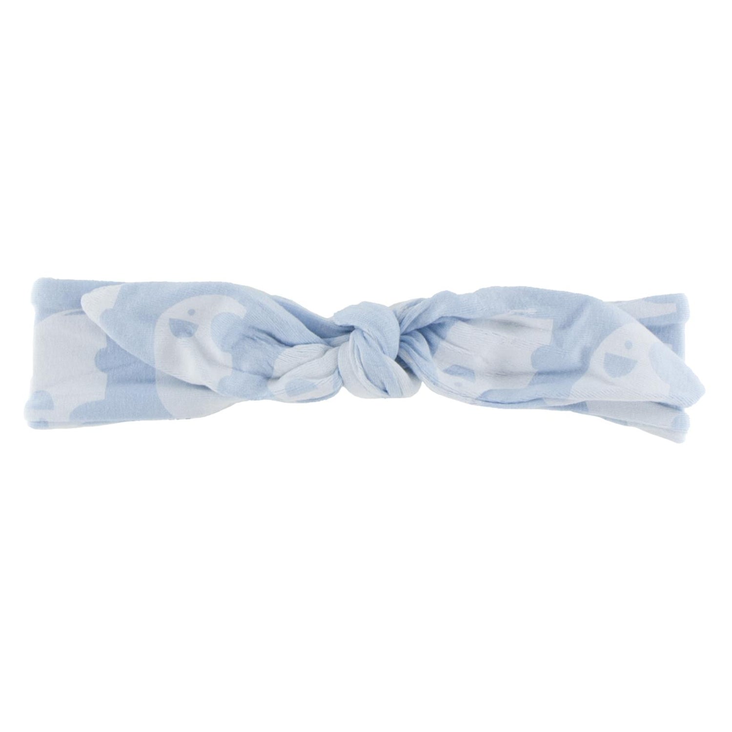 Print Bow Headband in Pond Elephant