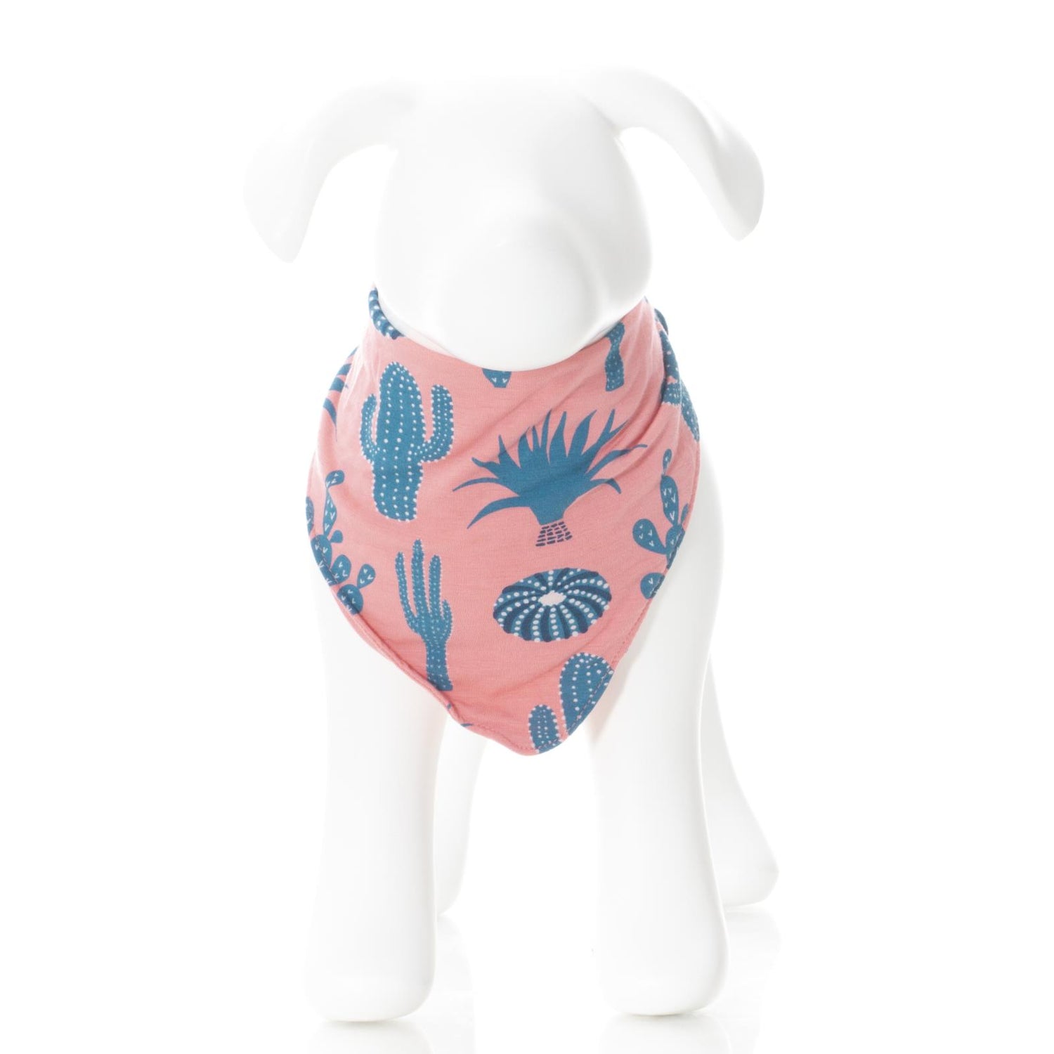 Print Dog Bandana in Strawberry Cactus