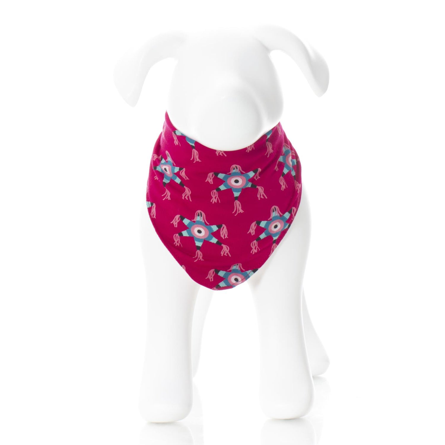 Print Dog Bandana in Rhododendron Pinata