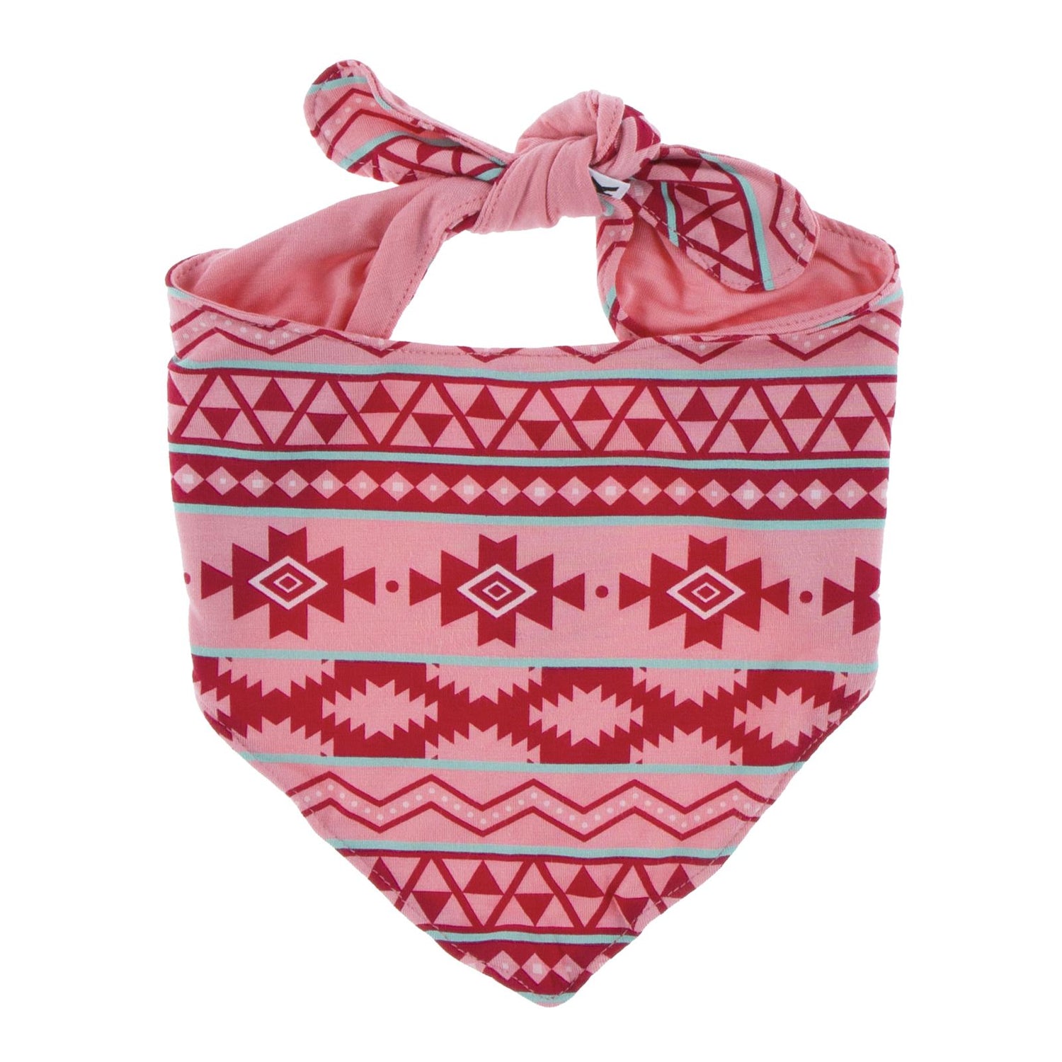 Print Dog Bandana in Strawberry Mayan Pattern