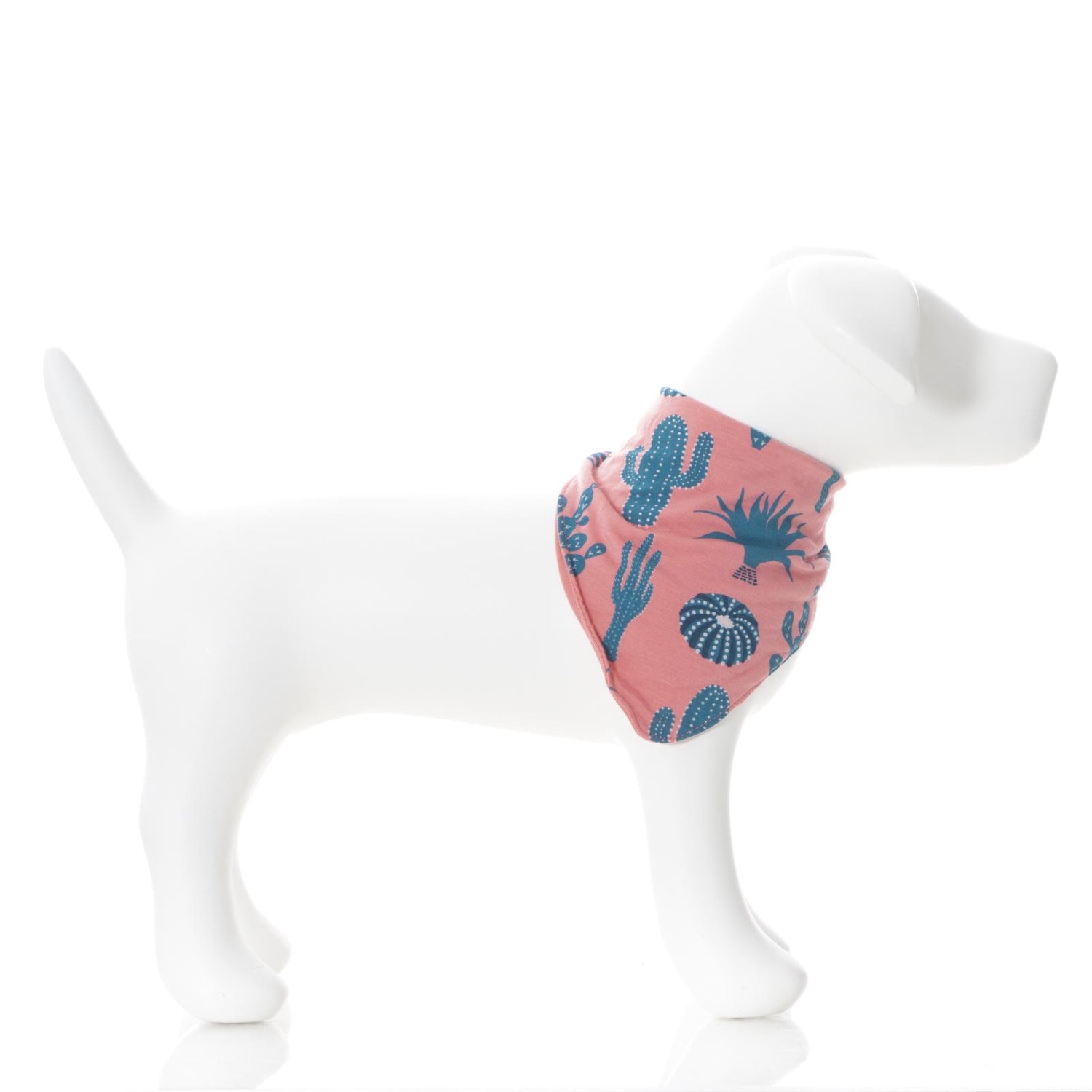 Print Dog Bandana in Strawberry Cactus