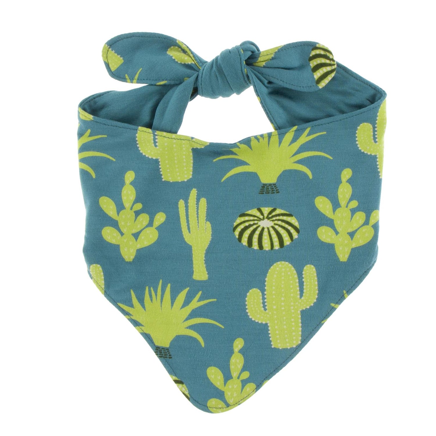 Print Dog Bandana in Seagrass Cactus