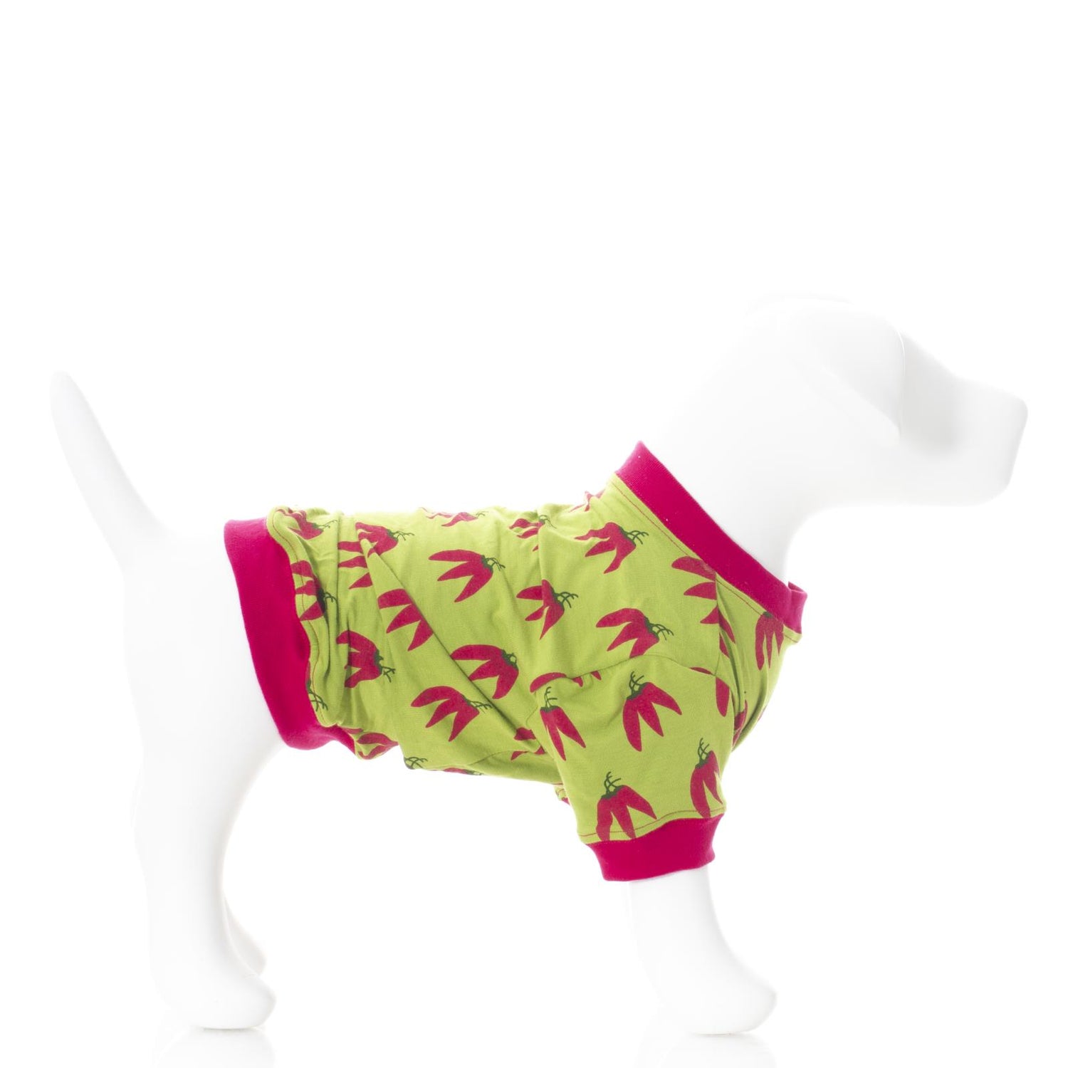 Print Dog Jammies in Meadow Chili Peppers