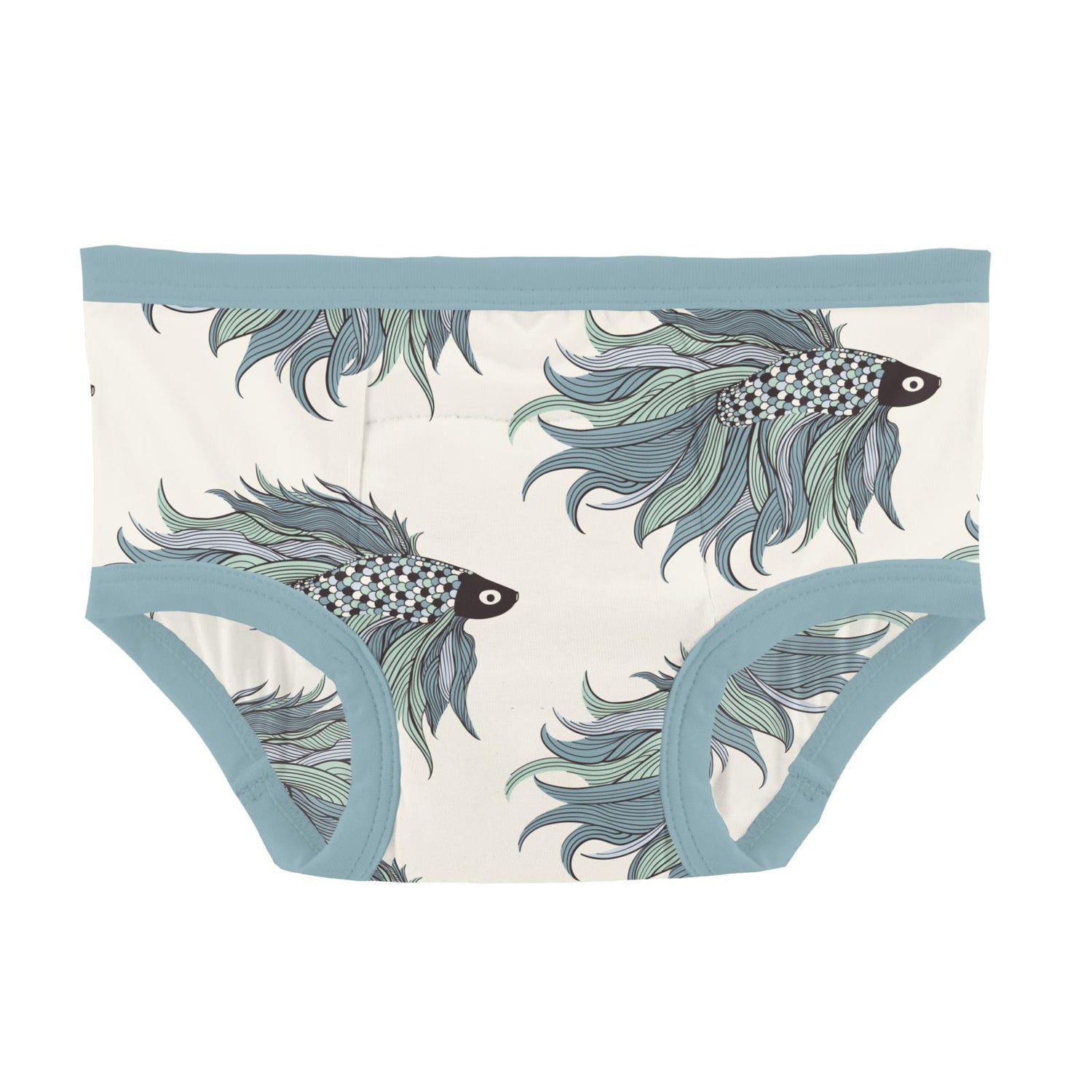 Print Training Pants in Natural Rainbow Fish