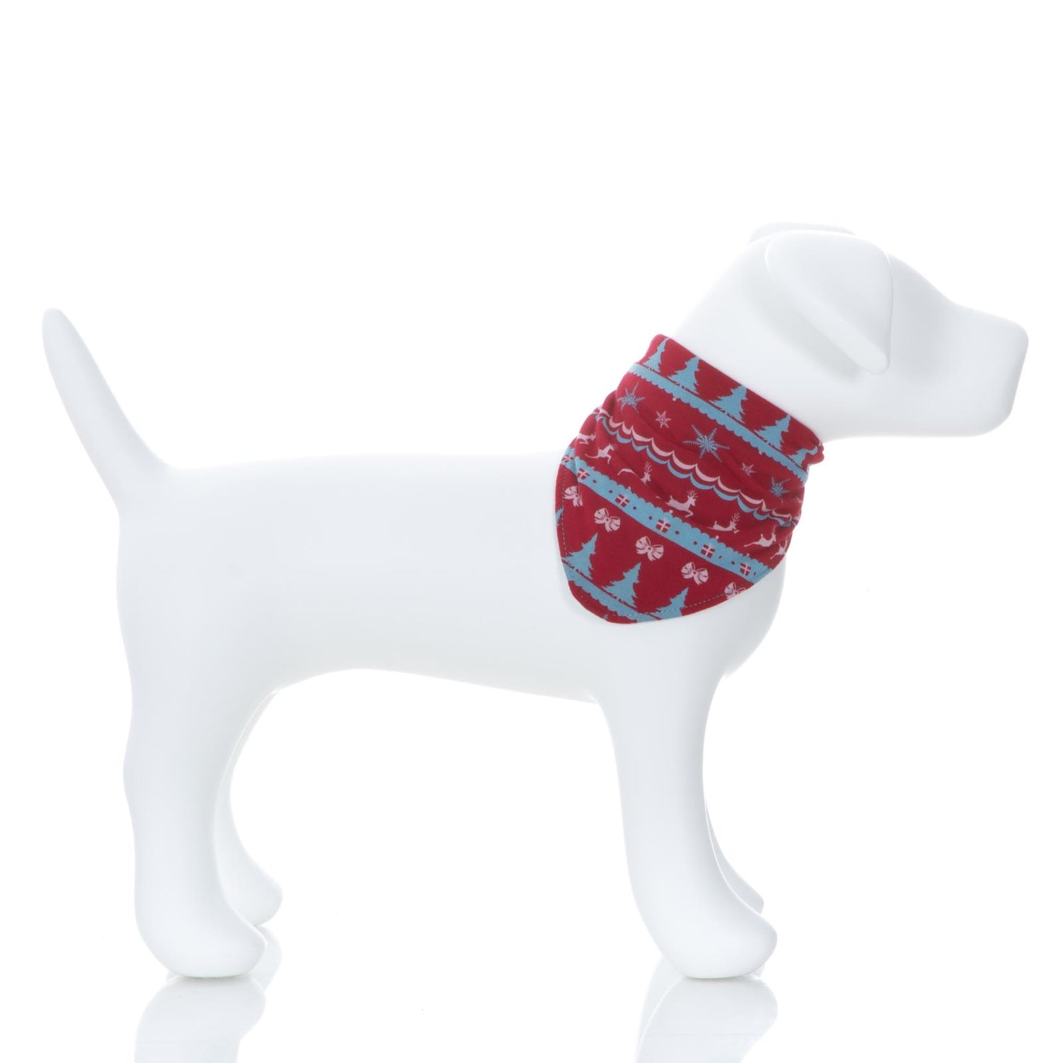 Print Dog Bandana in Nordic Print with Glacier