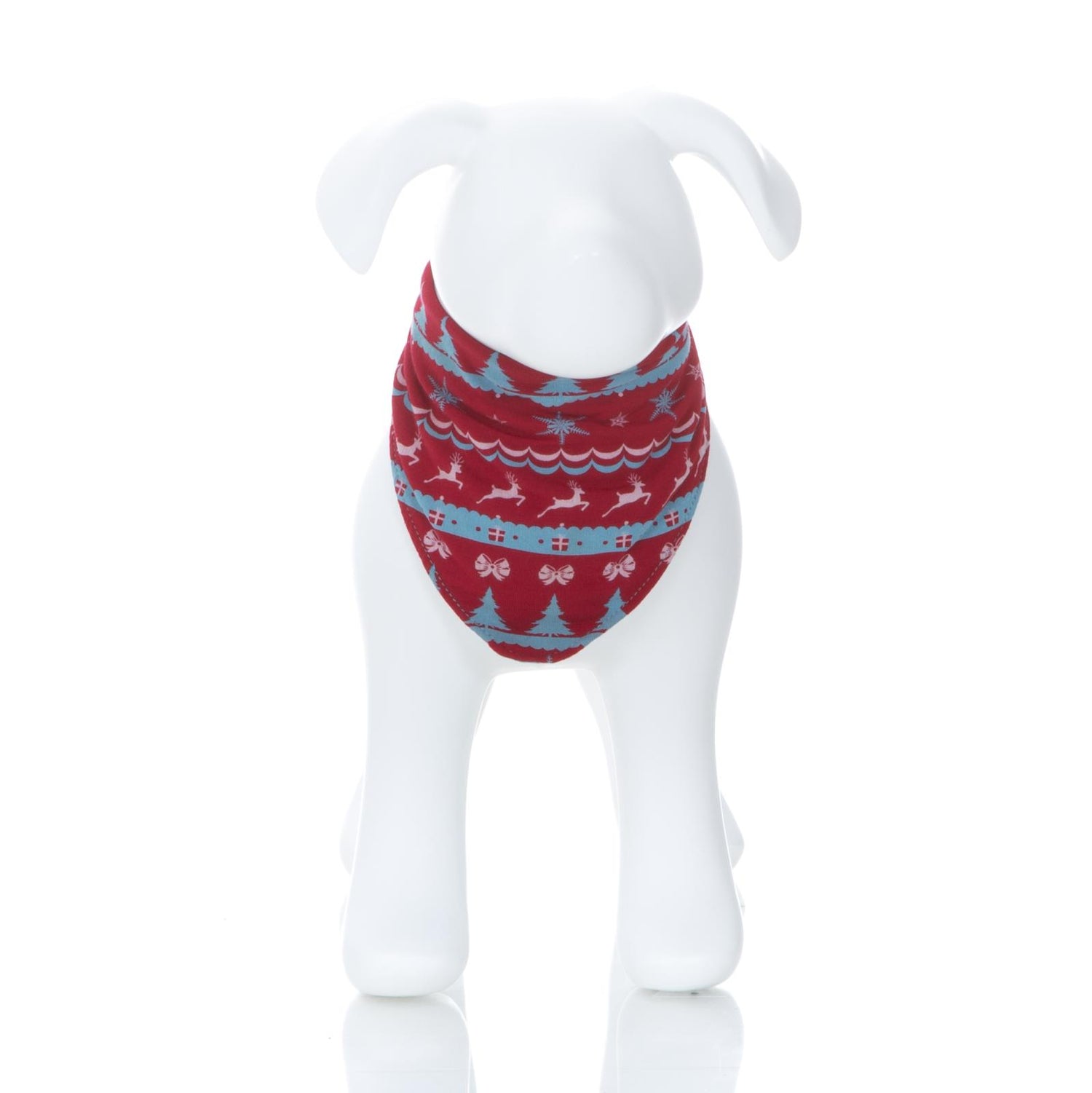 Print Dog Bandana in Nordic Print with Glacier