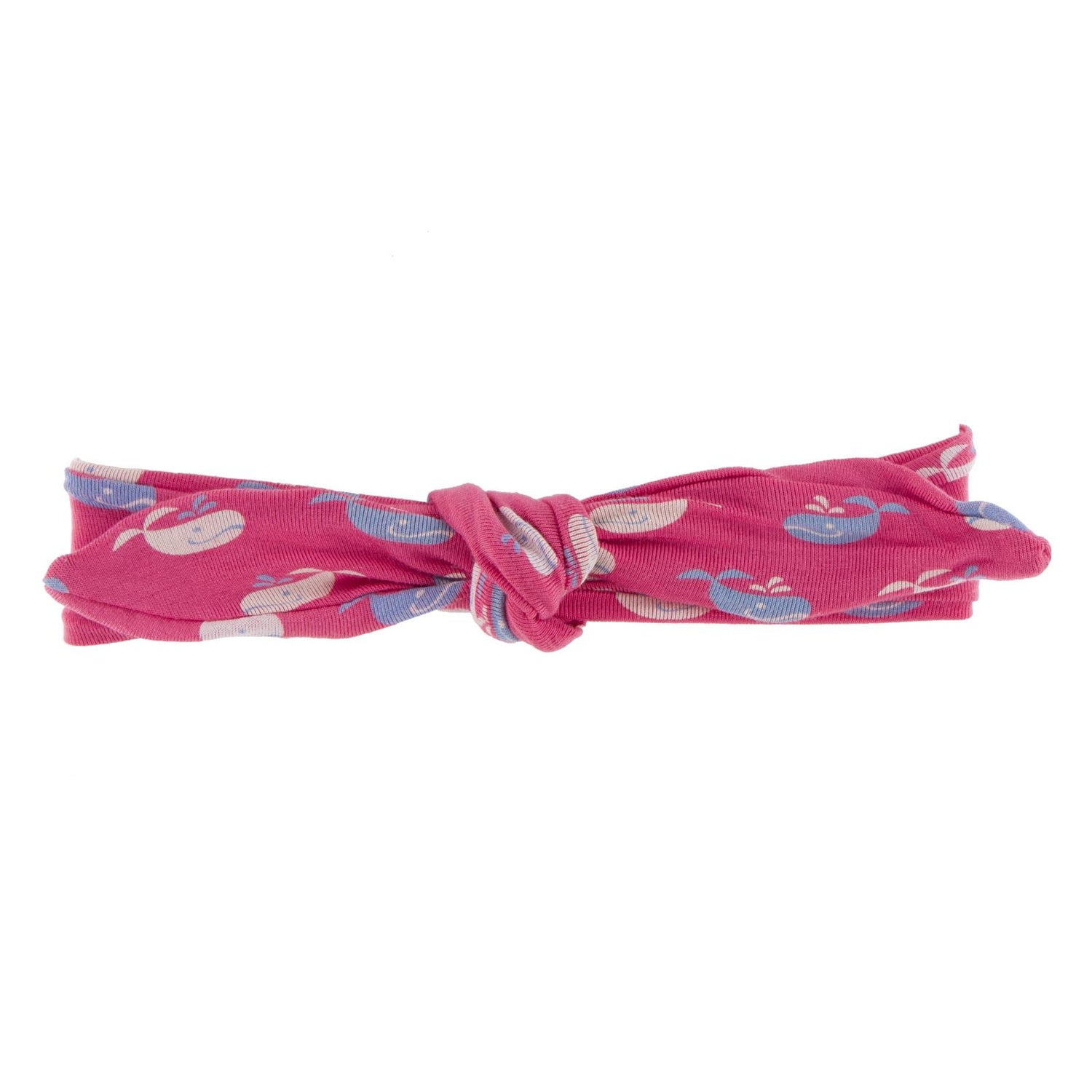 Print Bow Headband in Winter Rose Tiny Whale (222698)