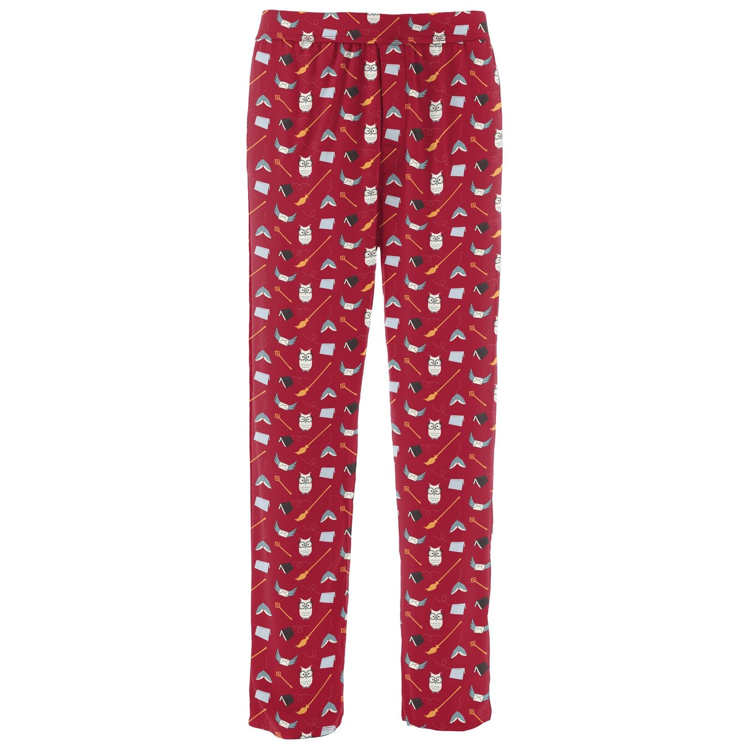 Men's Print Pajama Pants in Crimson Magical World