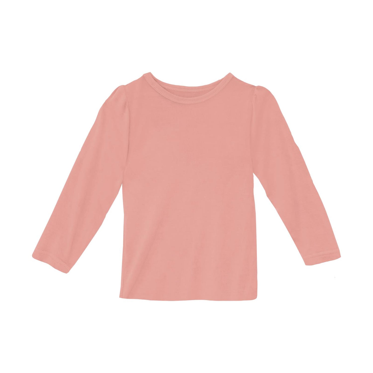 Long Sleeve Puff Tee in Blush