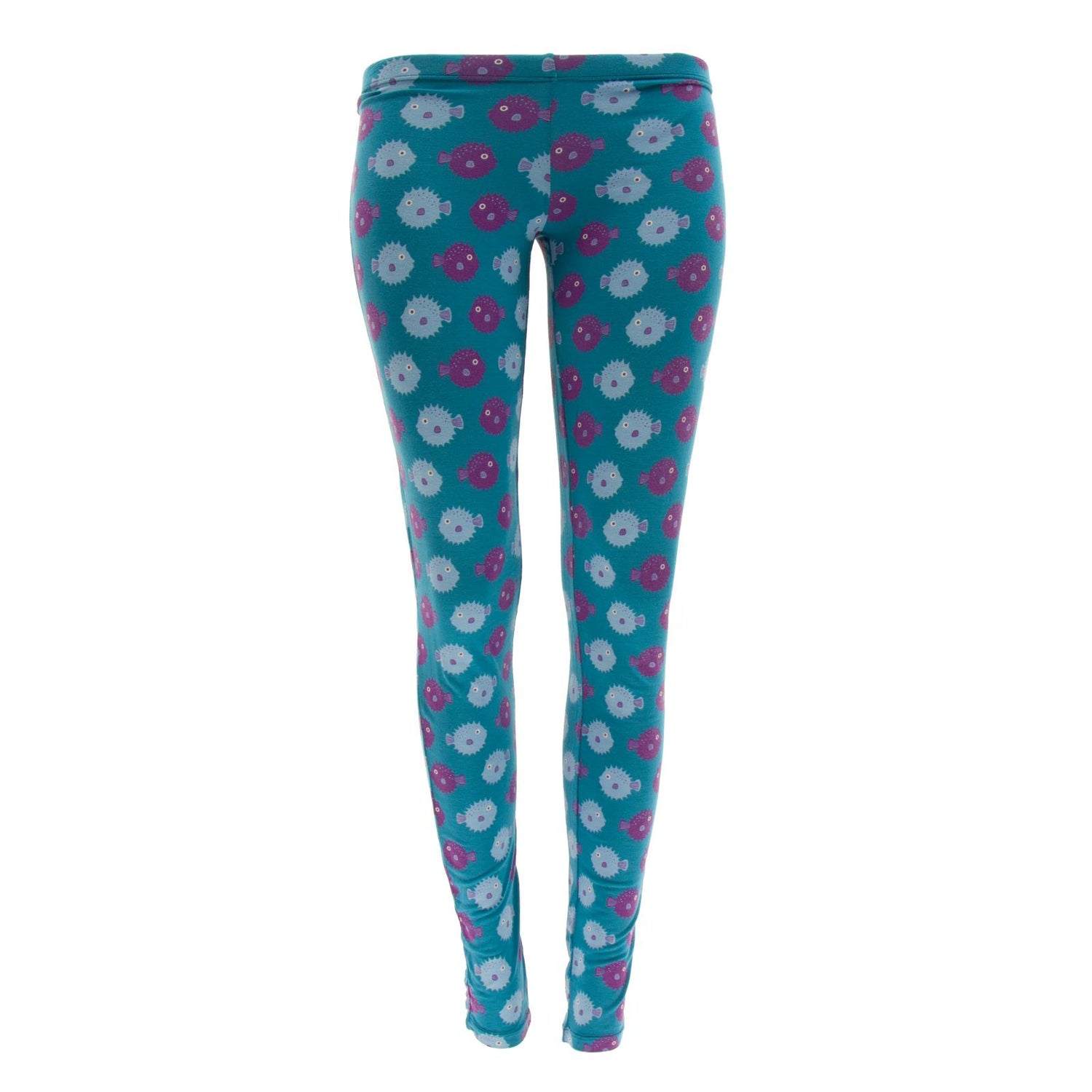 Print Women's Legging in Seagrass Puffer