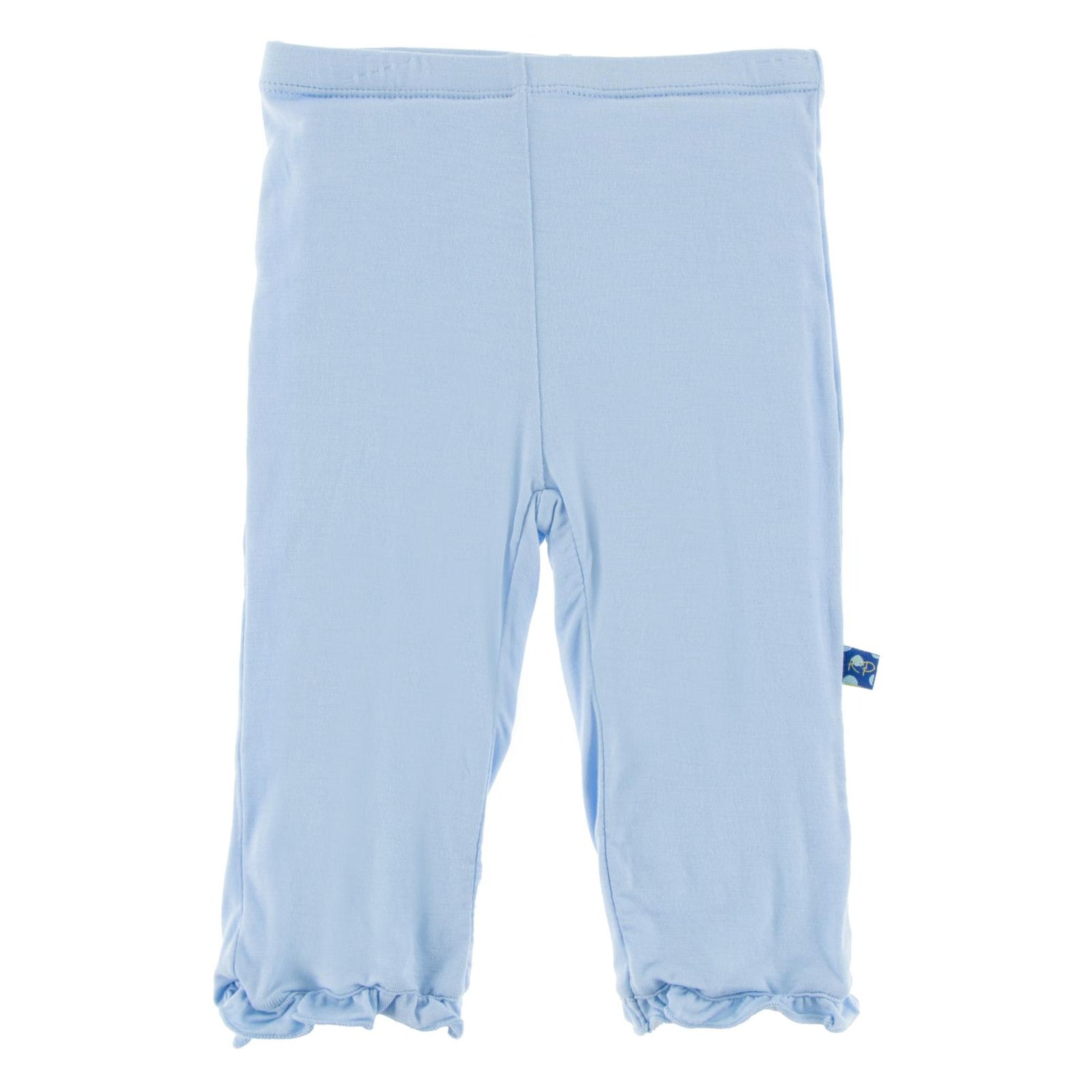 Basic Ruffle Pant in Pond