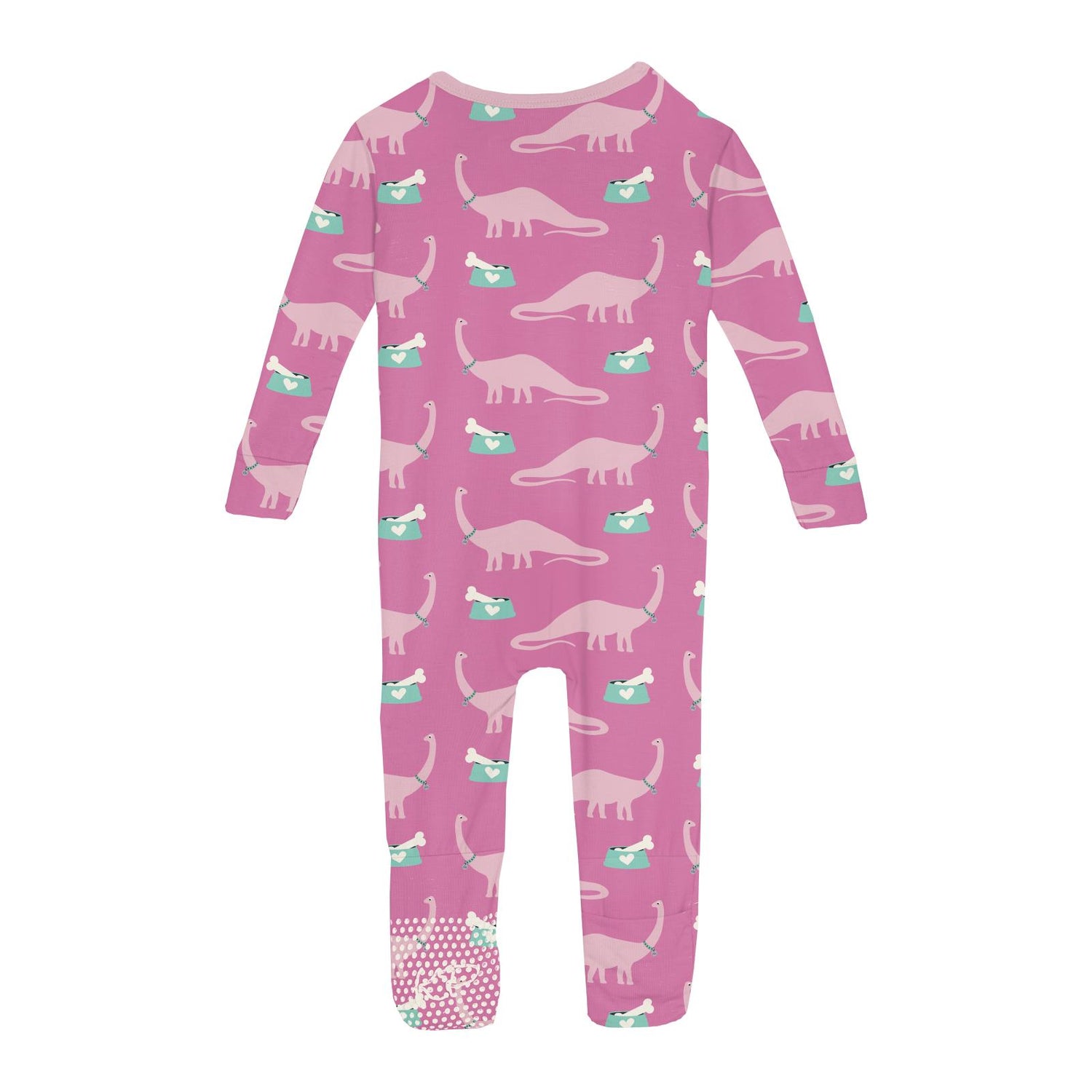 Print Convertible Sleeper with Zipper in Tulip Pet Dino