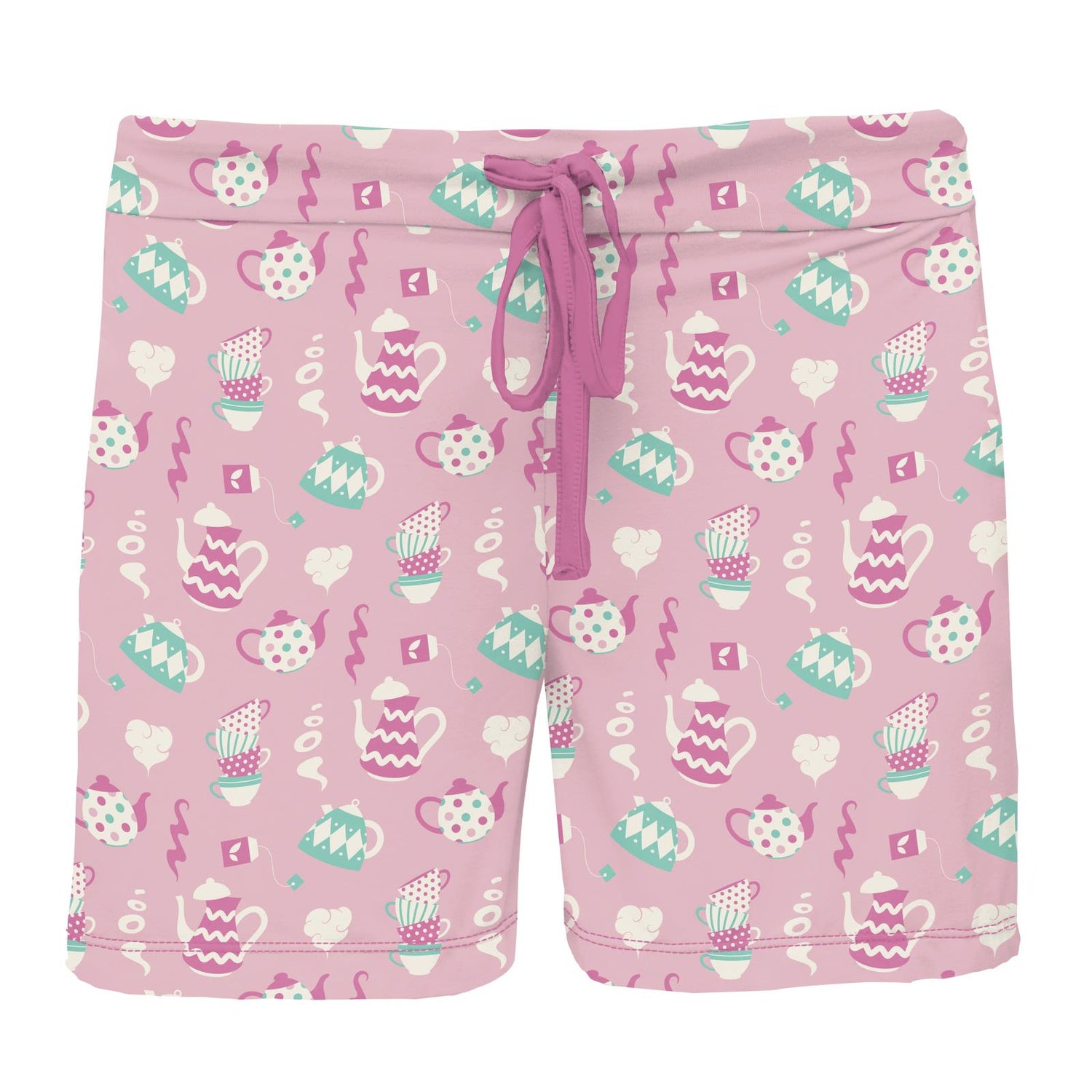 Women's Print Lounge Shorts in Cake Pop Tea Party