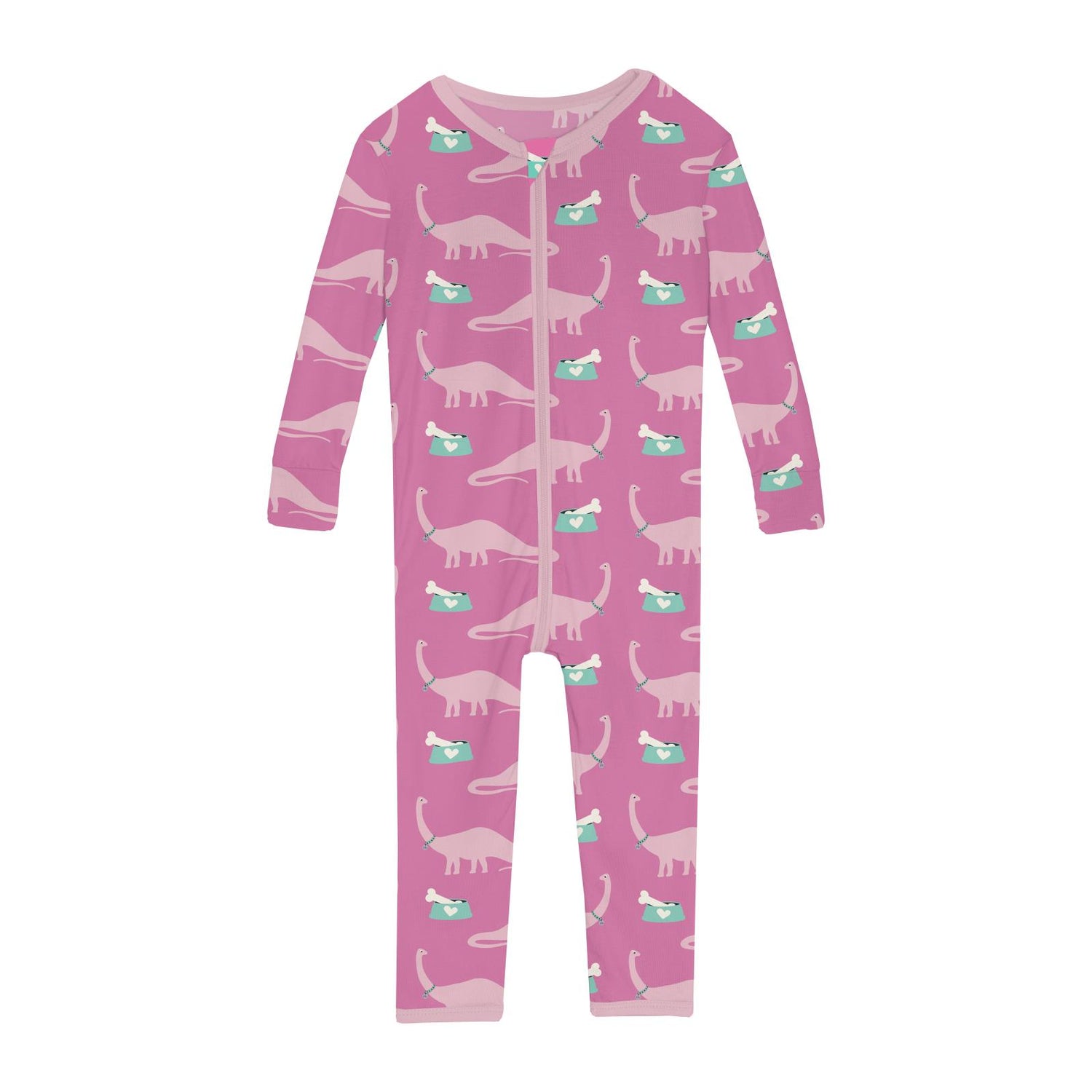 Print Convertible Sleeper with Zipper in Tulip Pet Dino