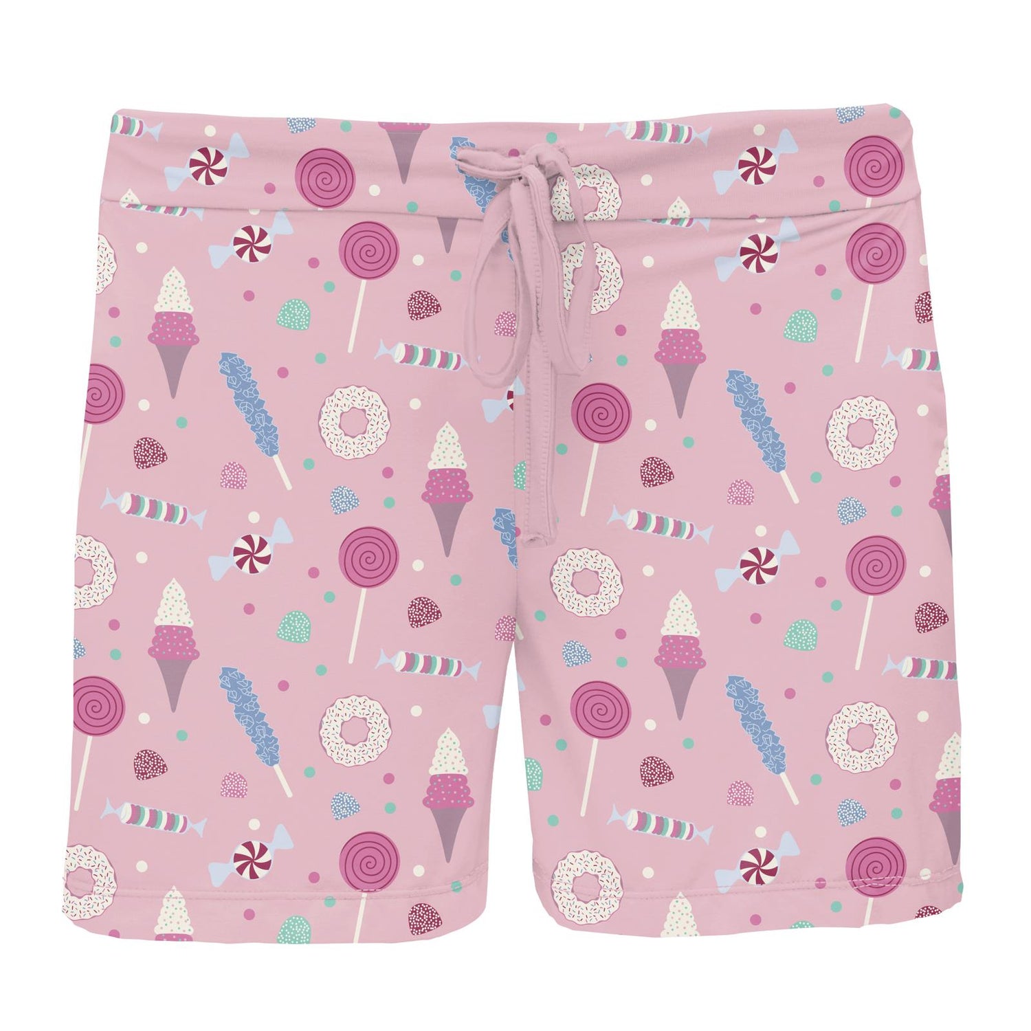 Women's Print Lounge Shorts in Cake Pop Candy Dreams