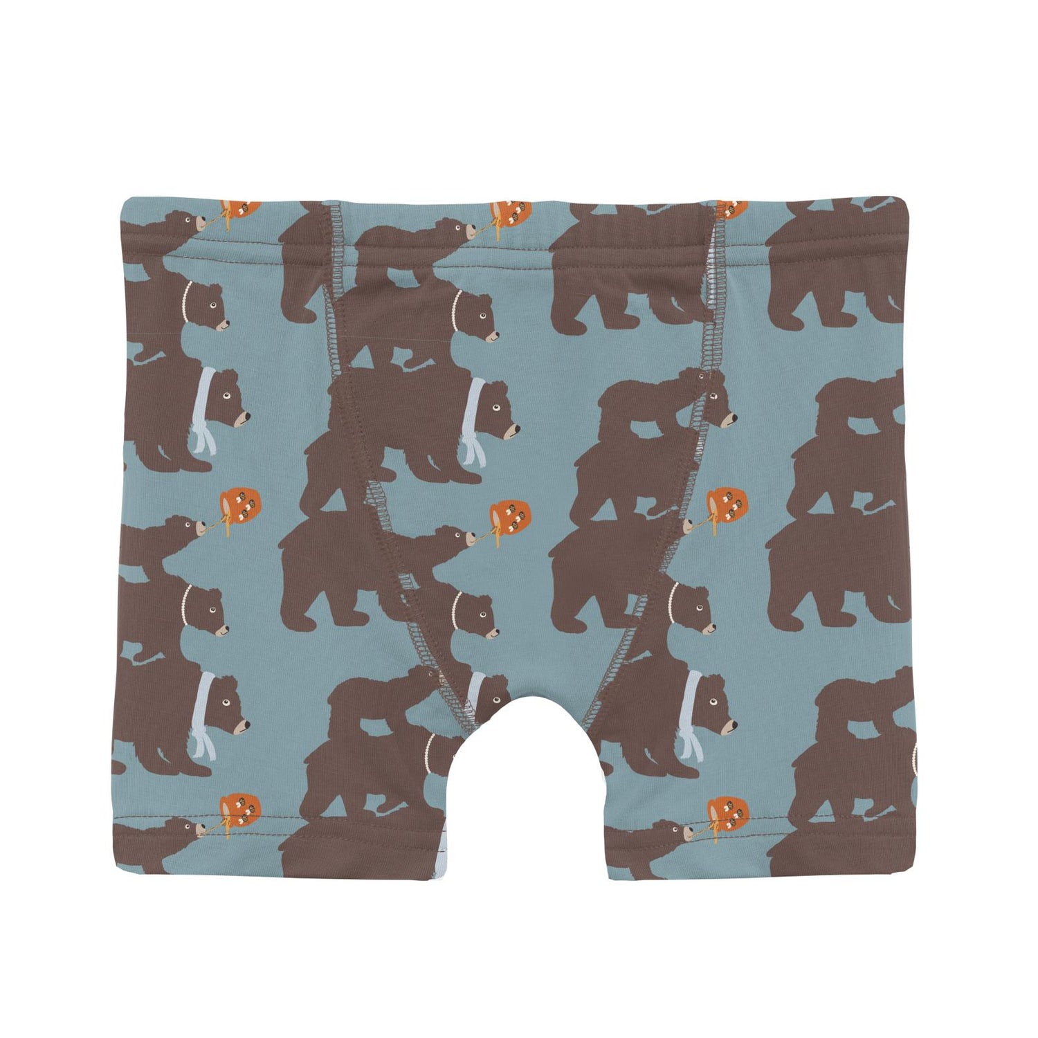 Print Boy's Boxer Brief in Stormy Sea Three Naughty Bears