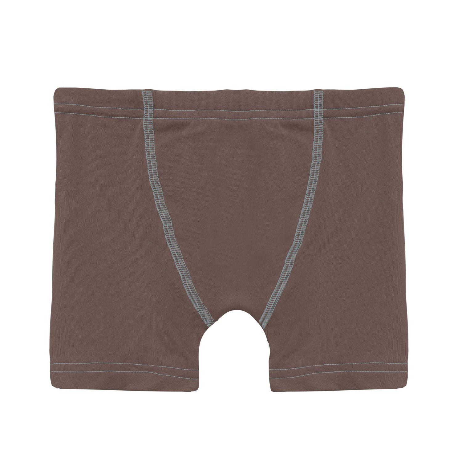 Boy's Boxer Brief in Coffee with Stormy Sea