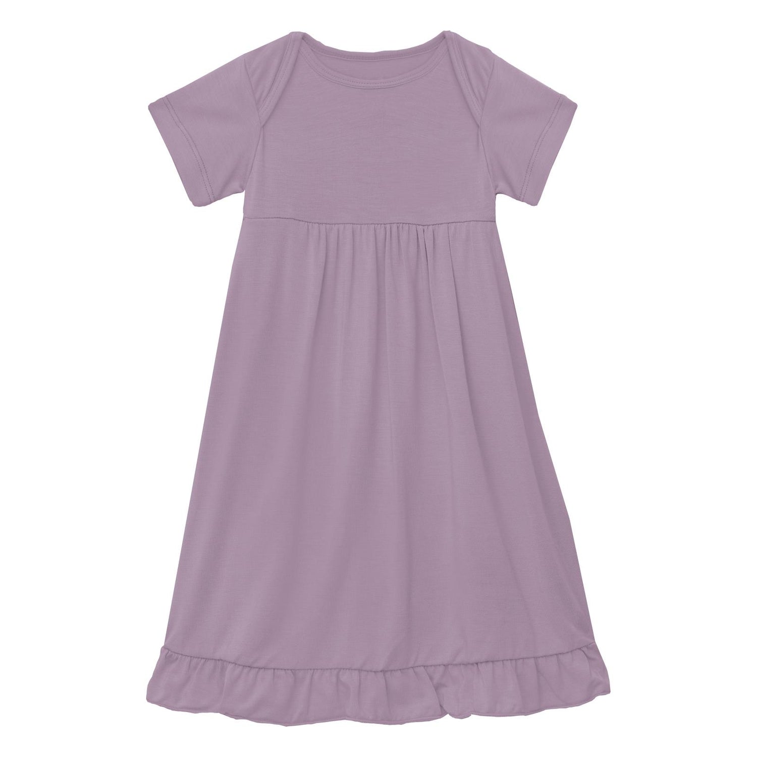 Short Sleeve One Piece Dress Romper in Lavender (312580)