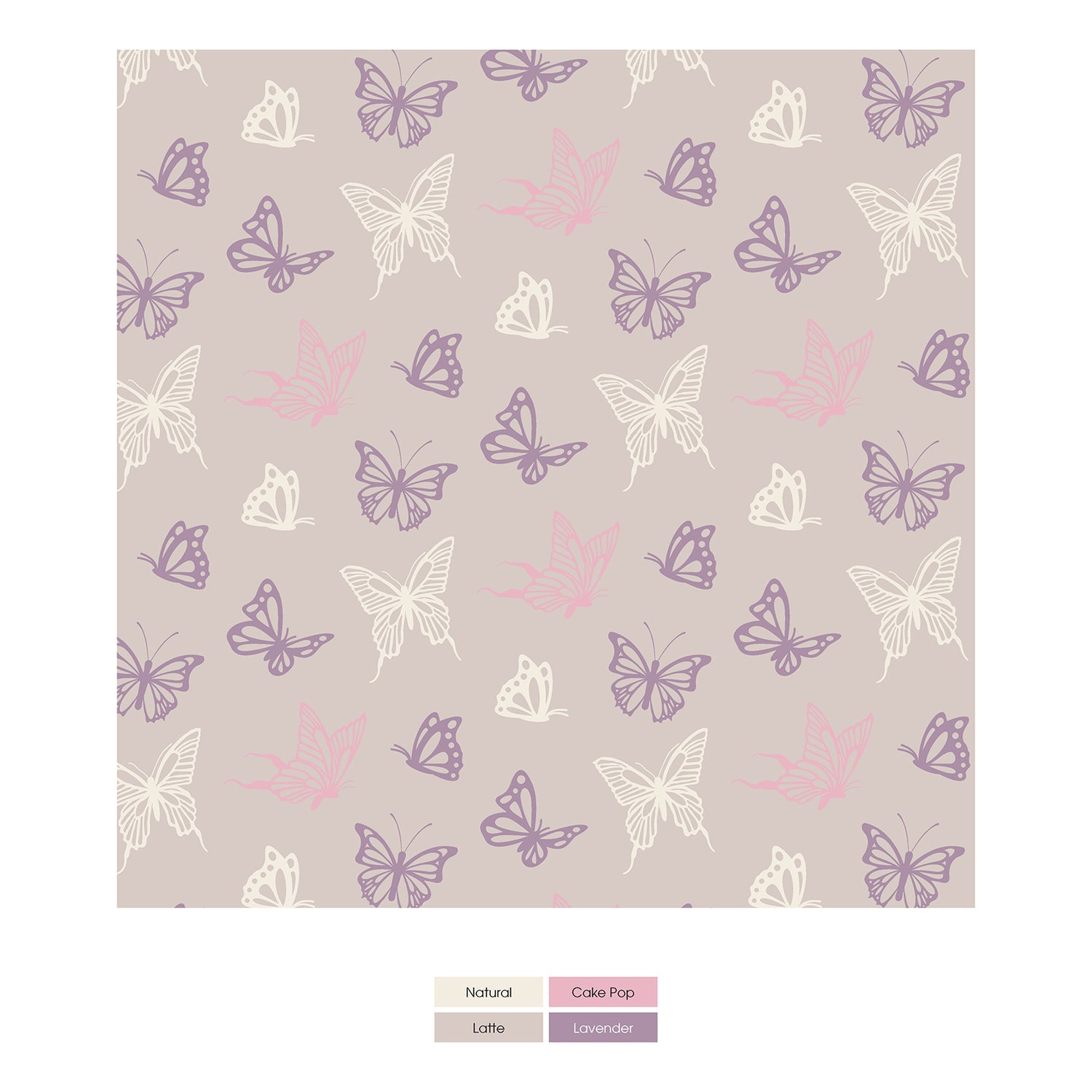 Print Bloomers in Latte Butterflies (324238)