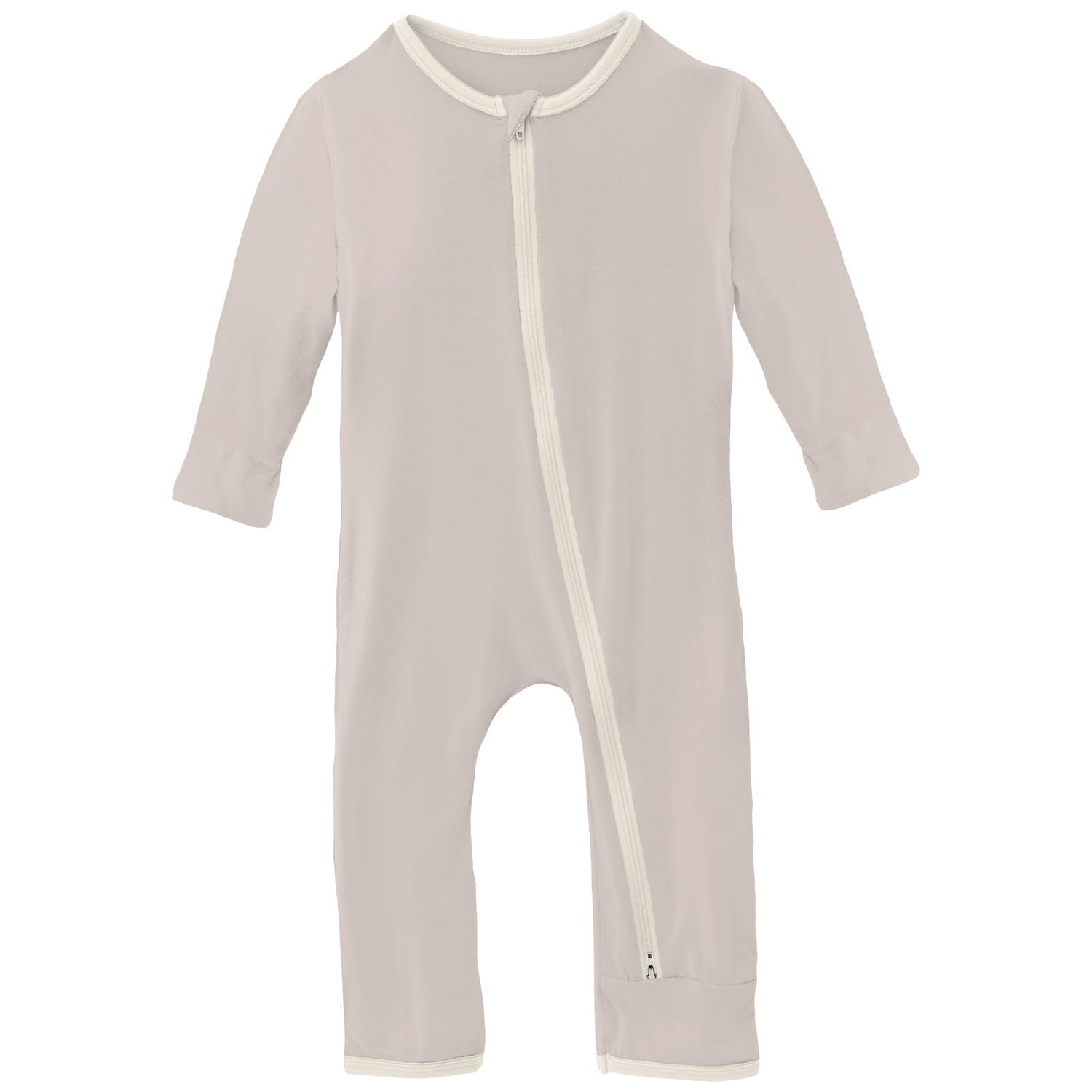 Applique Coverall with 2 Way Zipper in Latte Chicken (310422)