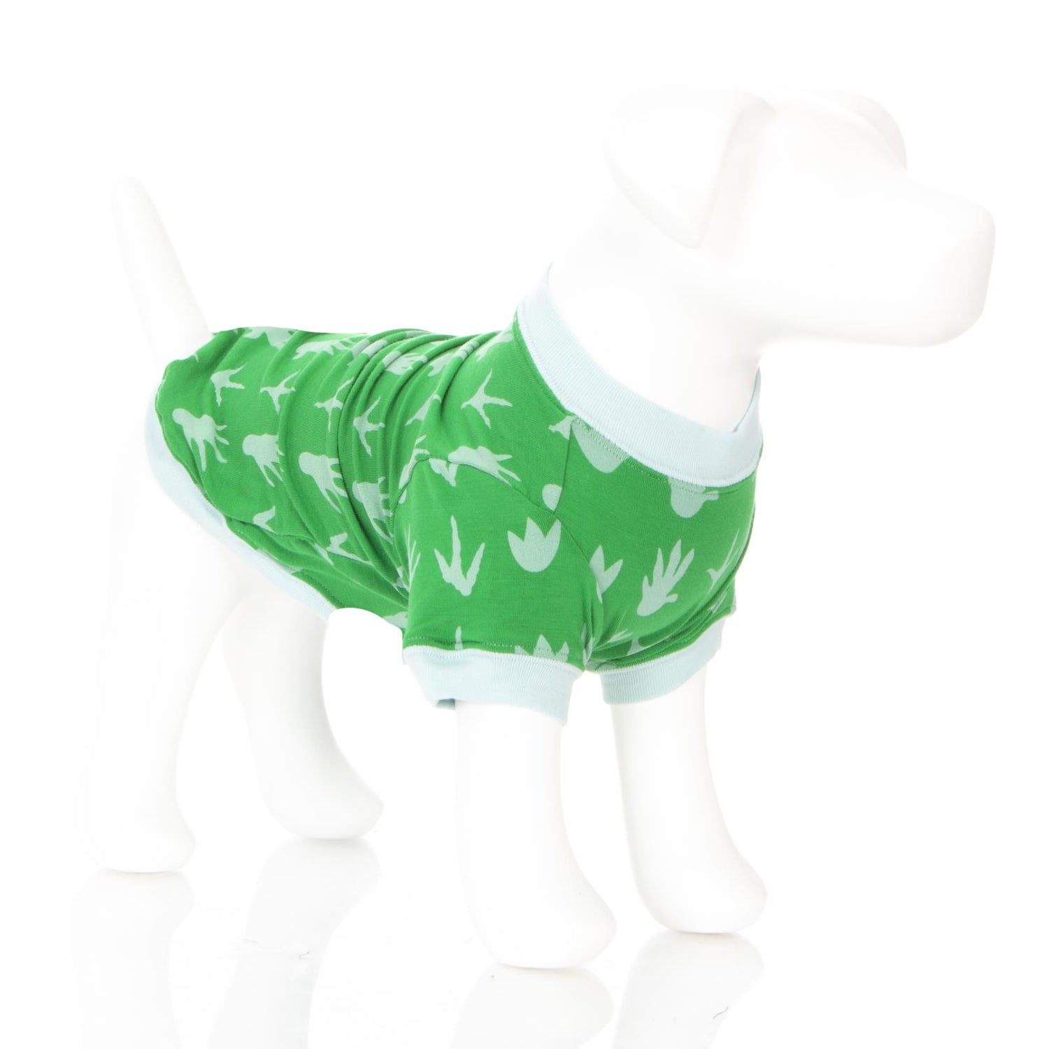 Print Dog Jammies in Dino Tracks