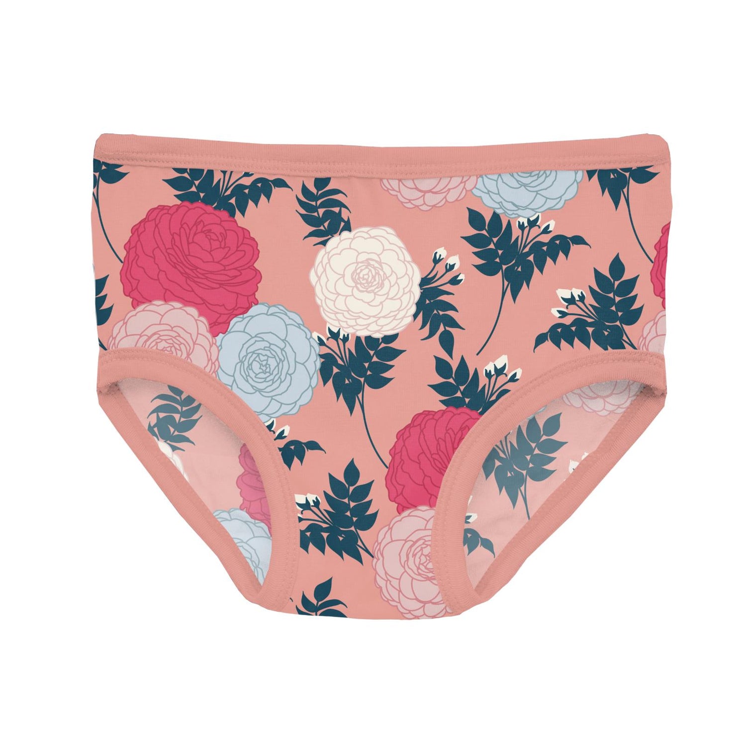 Print Girl's Underwear in Blush Enchanted Floral