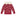 Print Fleece Ruffle Zip-Front Hoodie with Sherpa-Lined Hood in Crimson Magical World