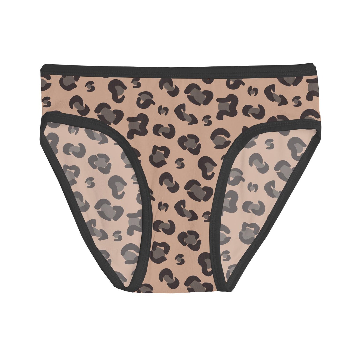Print Girl's Underwear in Suede Cheetah Print