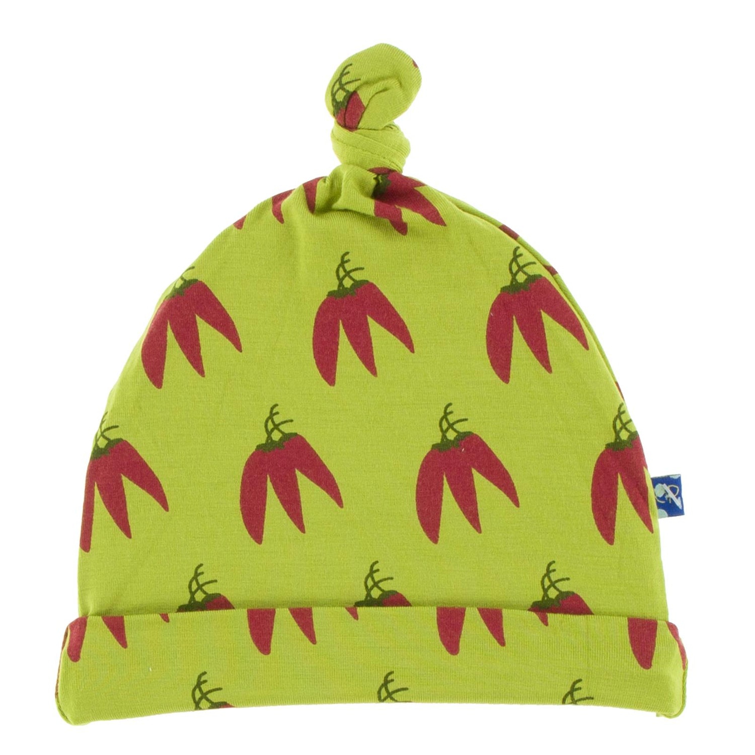 Print Knot Hat in Meadow Chili Peppers