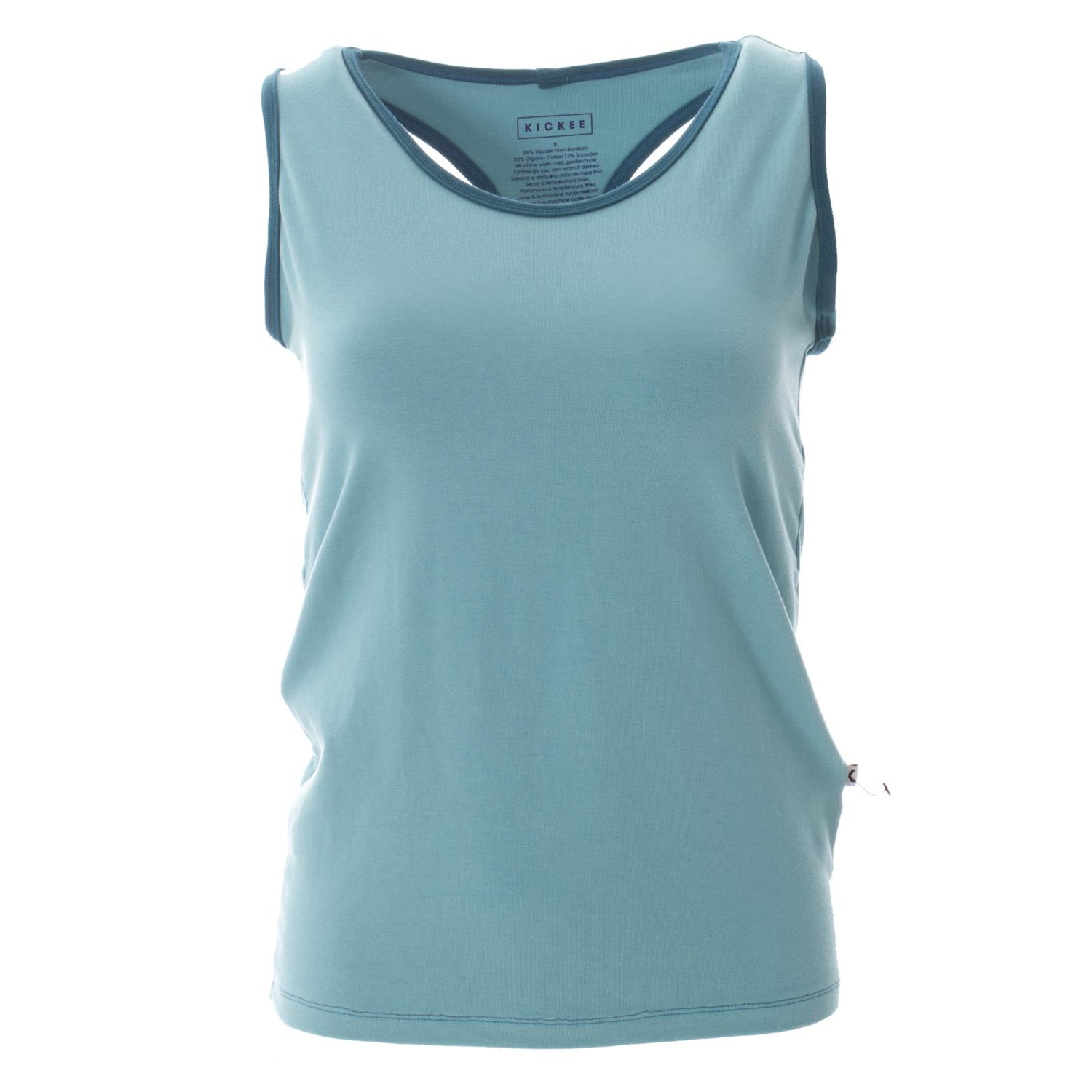 Women's Luxe Tank in Glacier with Oasis