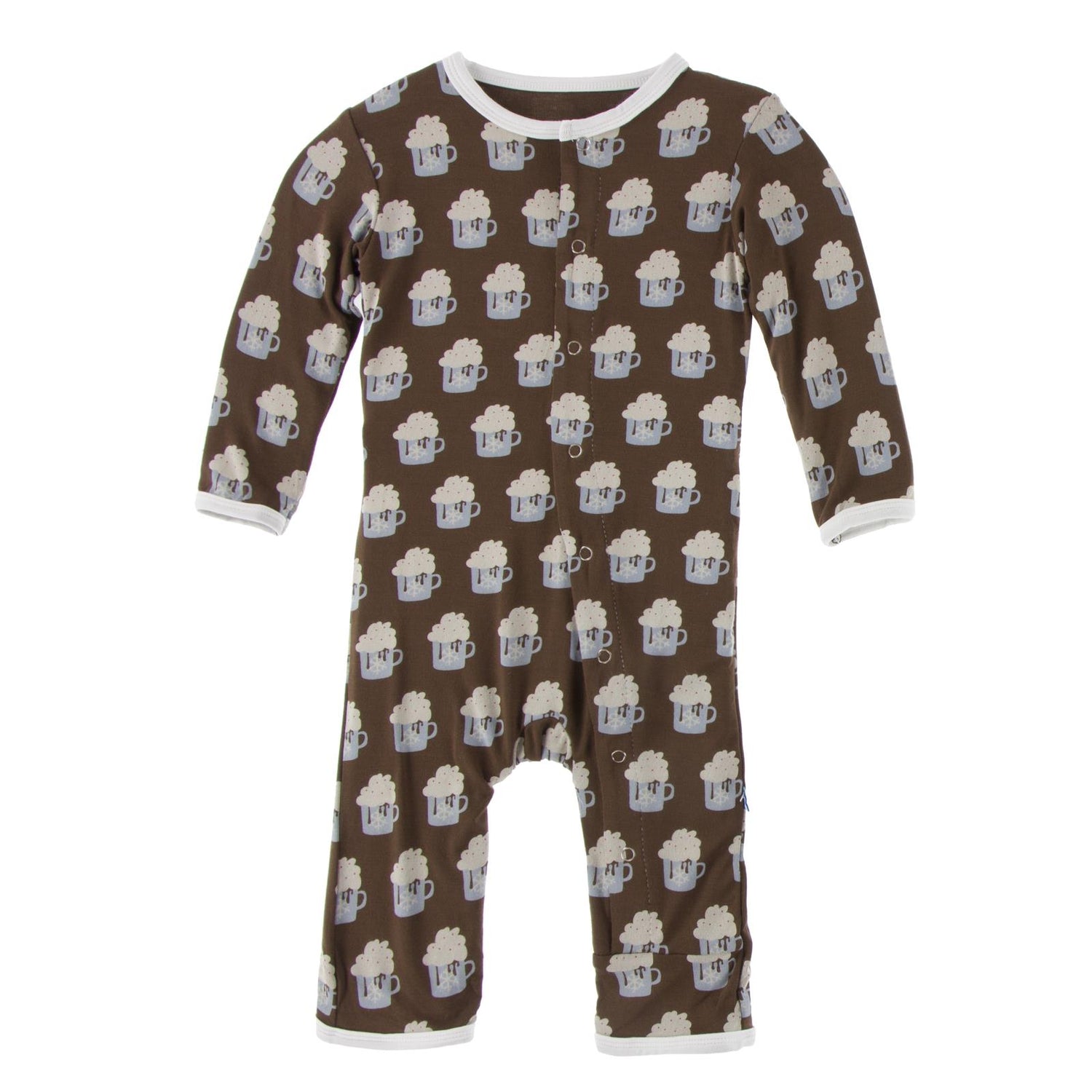 Print Coverall in Hot Cocoa