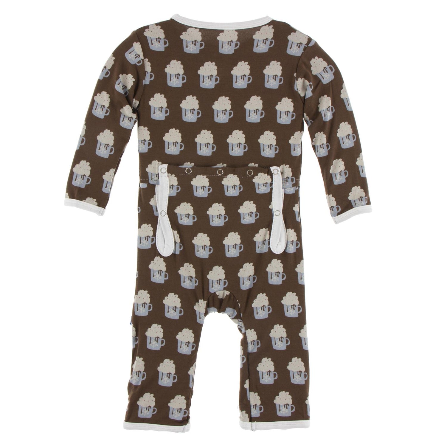 Print Coverall in Hot Cocoa