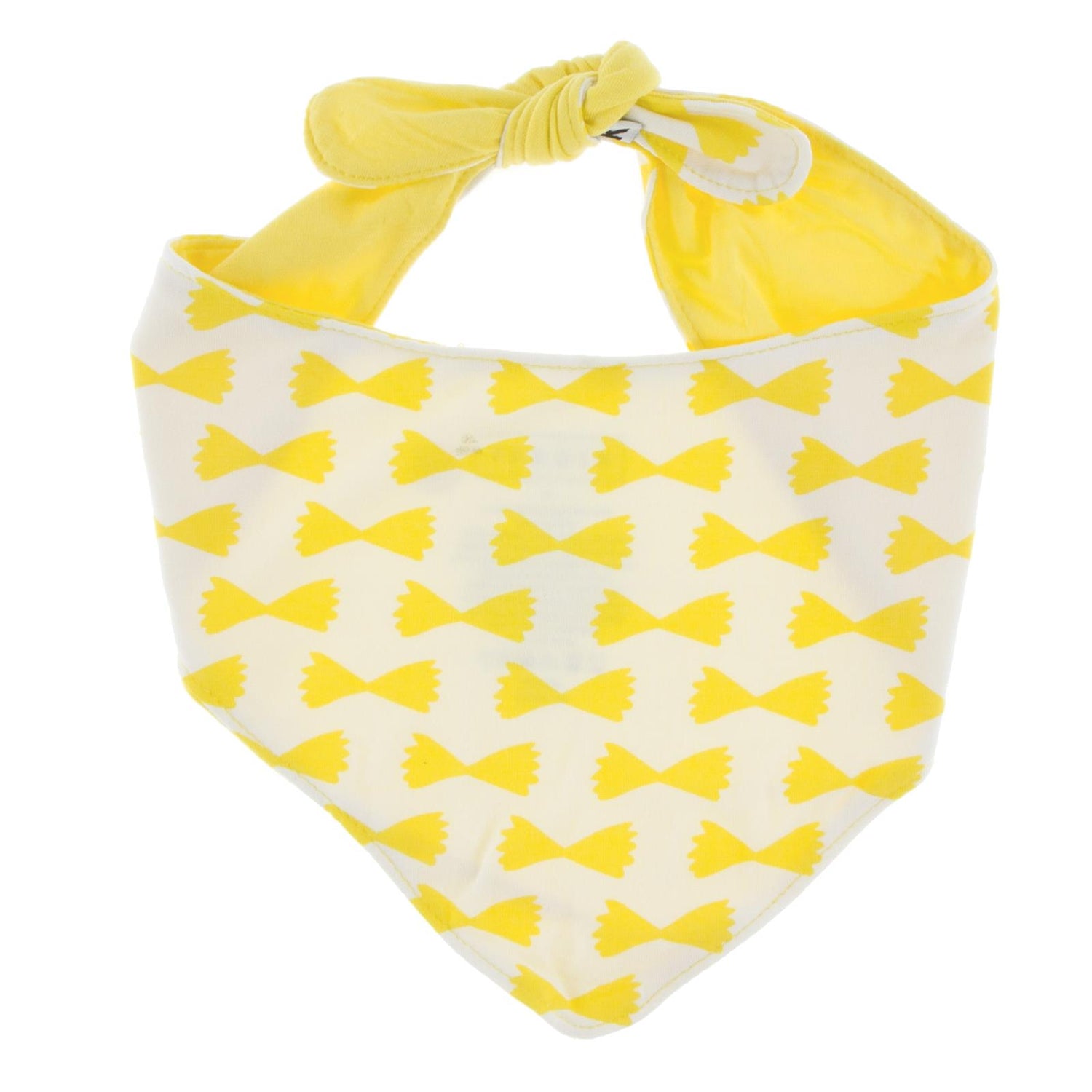 Print Dog Bandana in Natural Farfalle