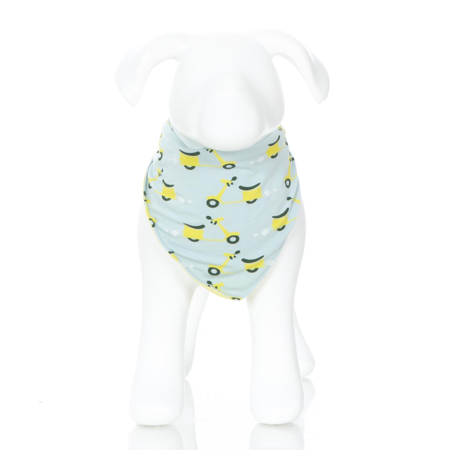 Print Dog Bandana in Spring Sky Scooter