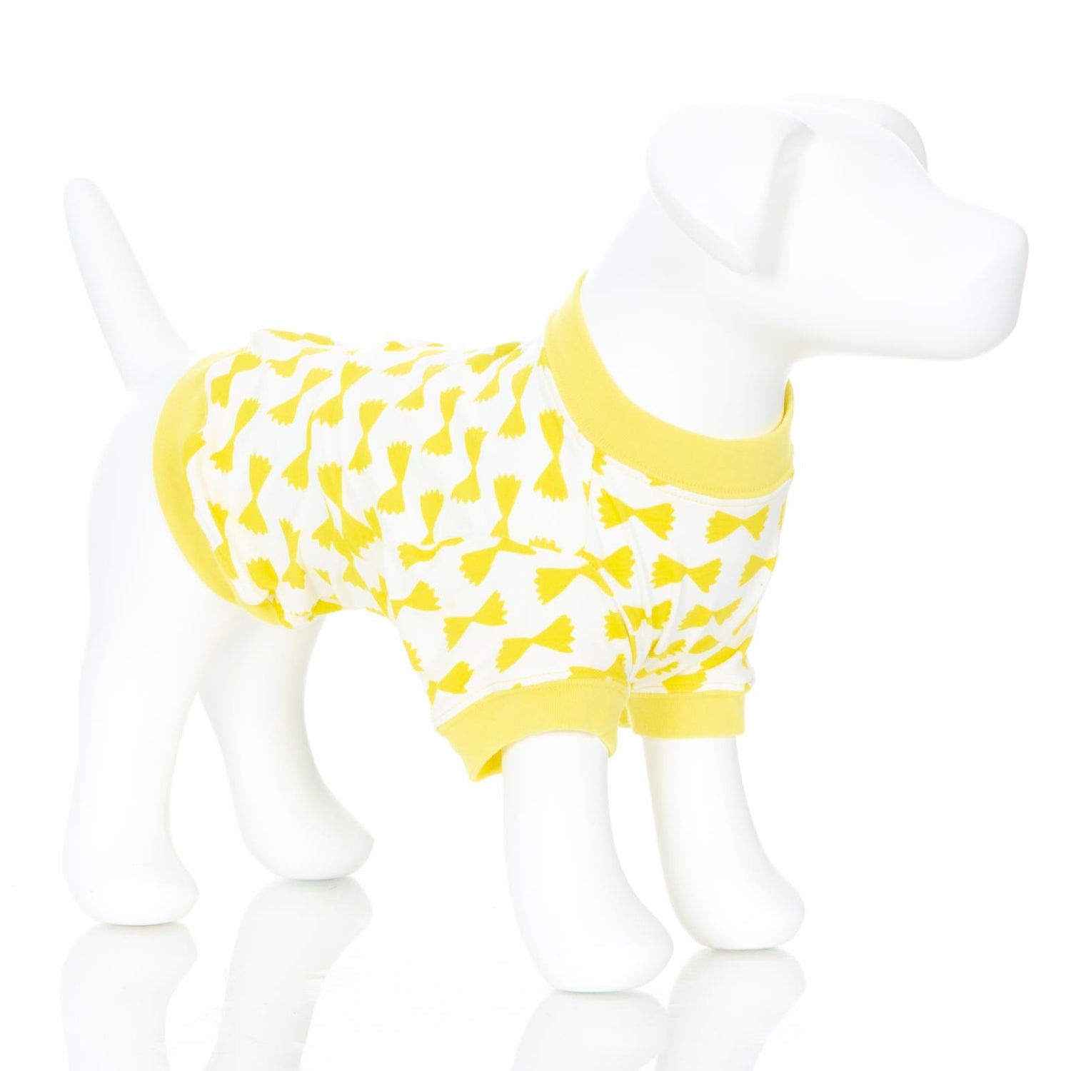 Print Dog Jammies in Natural Farfalle