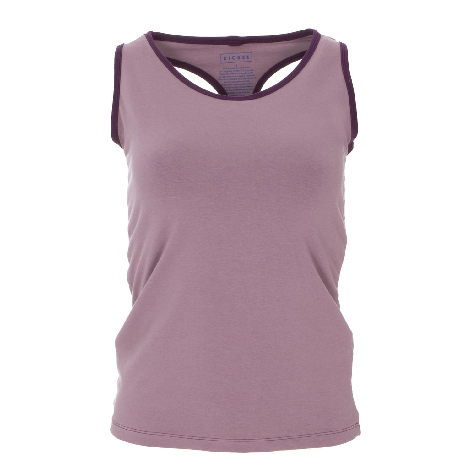 Women's Luxe Tank in Raisin with Wine Grapes