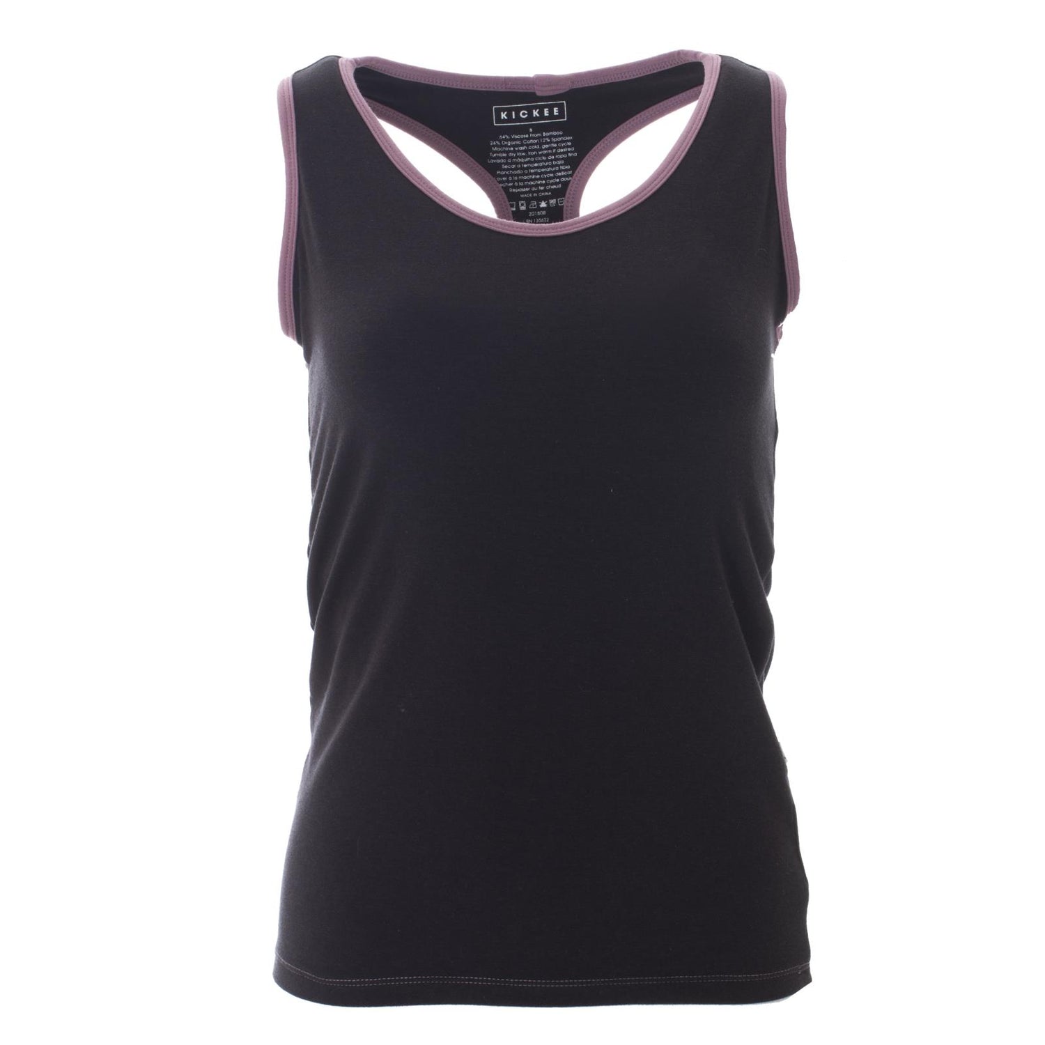 Women's Luxe Tank in Zebra with Raisin