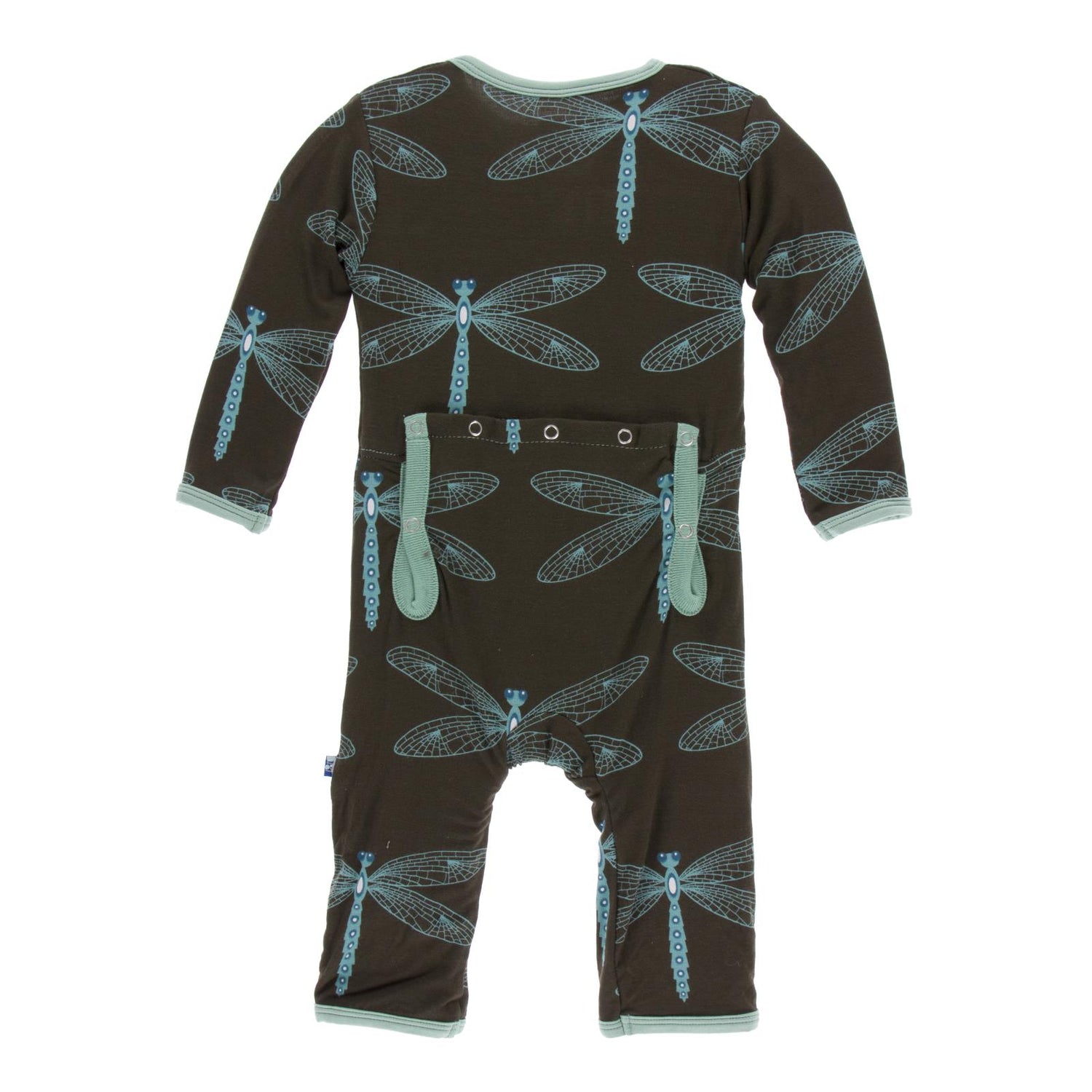 Print Coverall with Zipper in Giant Dragonfly