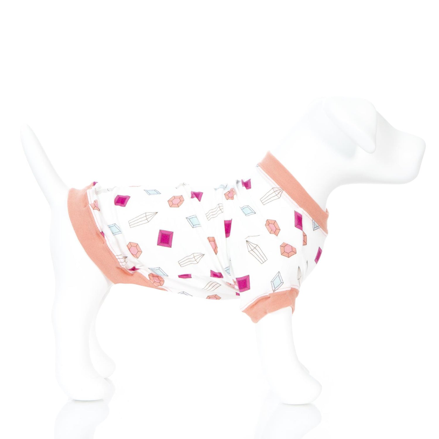 Print Dog Jammies in Natural Gems