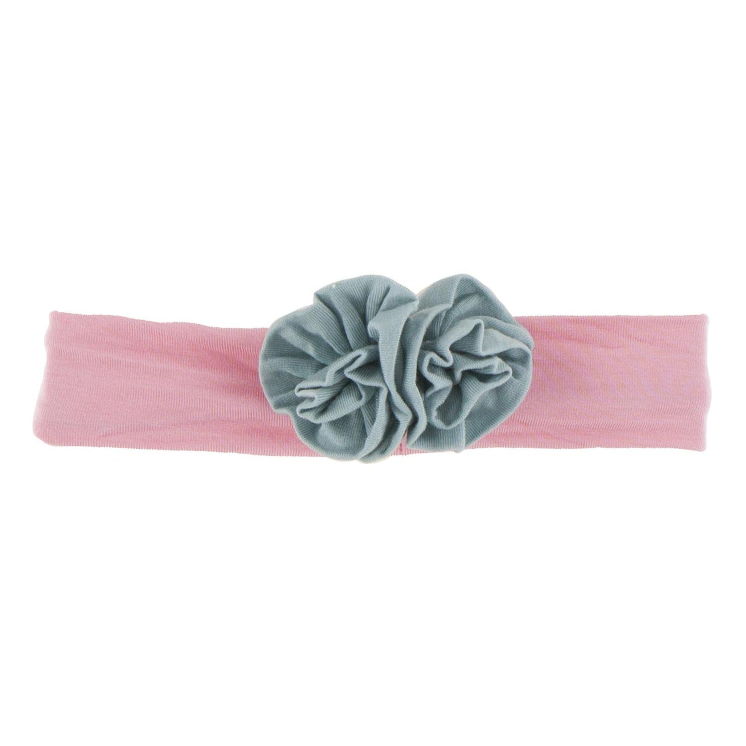 Flower Headband in Lotus with Jade (107127)