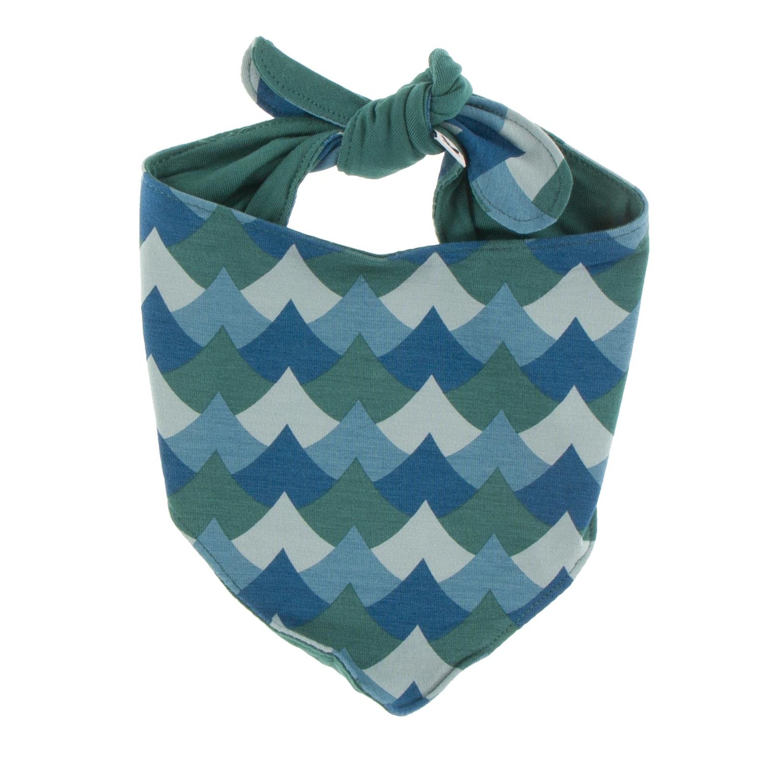 Print Dog Bandana in Ivy Waves