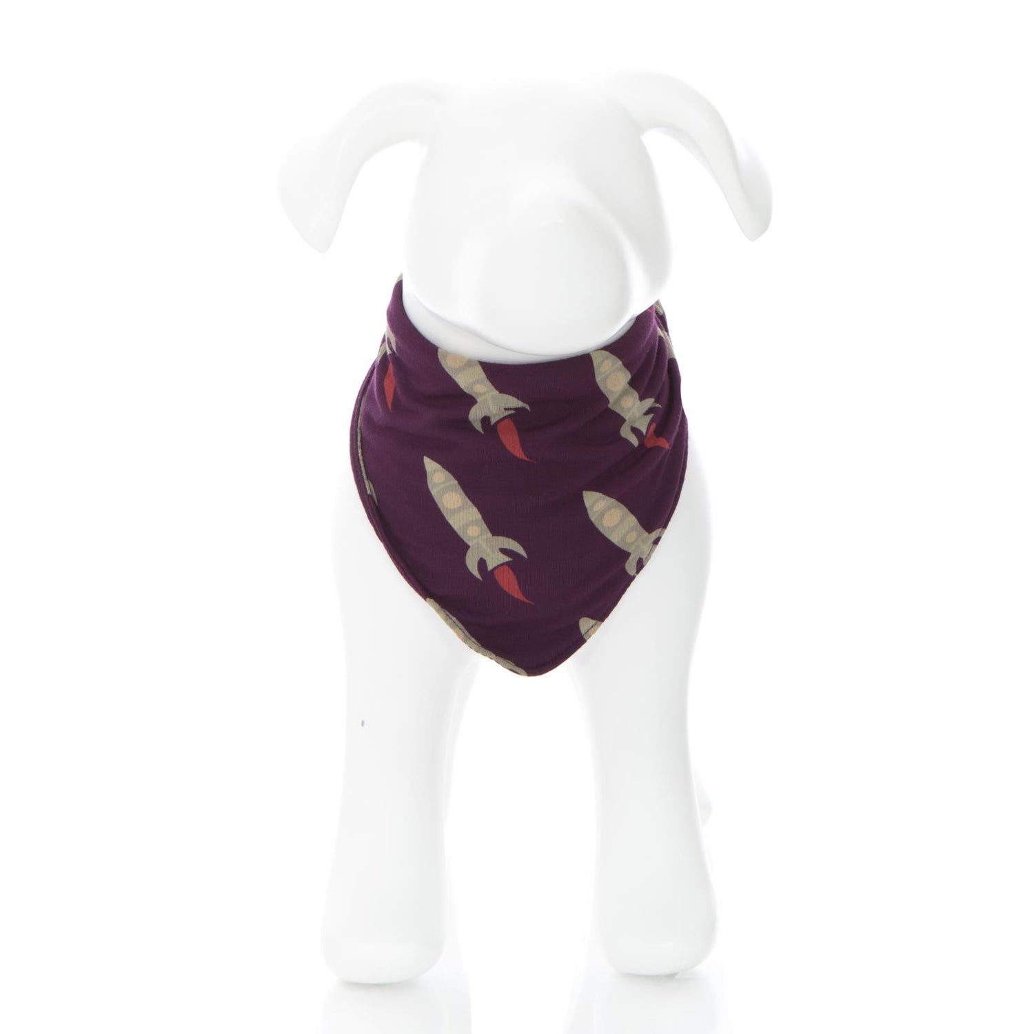 Print Dog Bandana in Wine Grapes Rockets