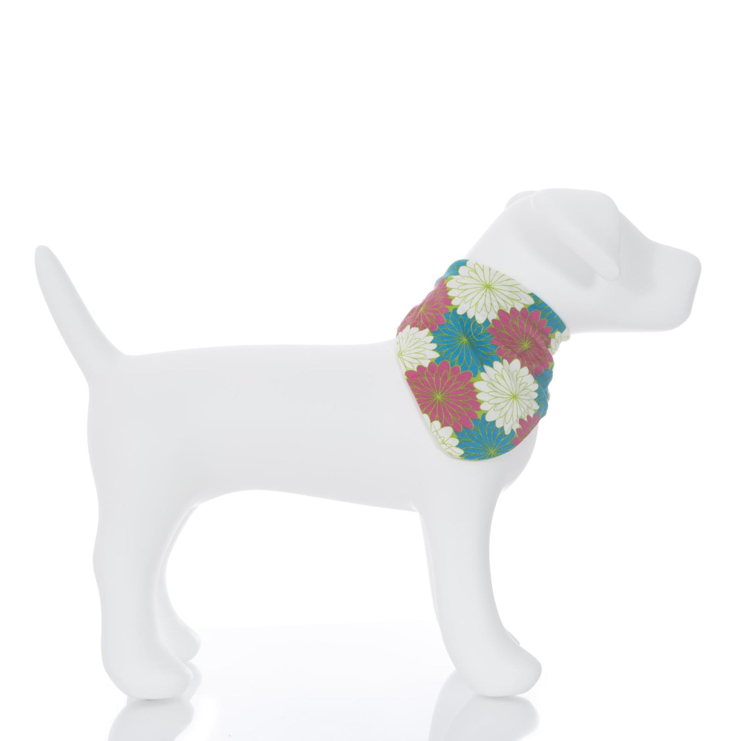 Print Dog Bandana in Tropical Flowers