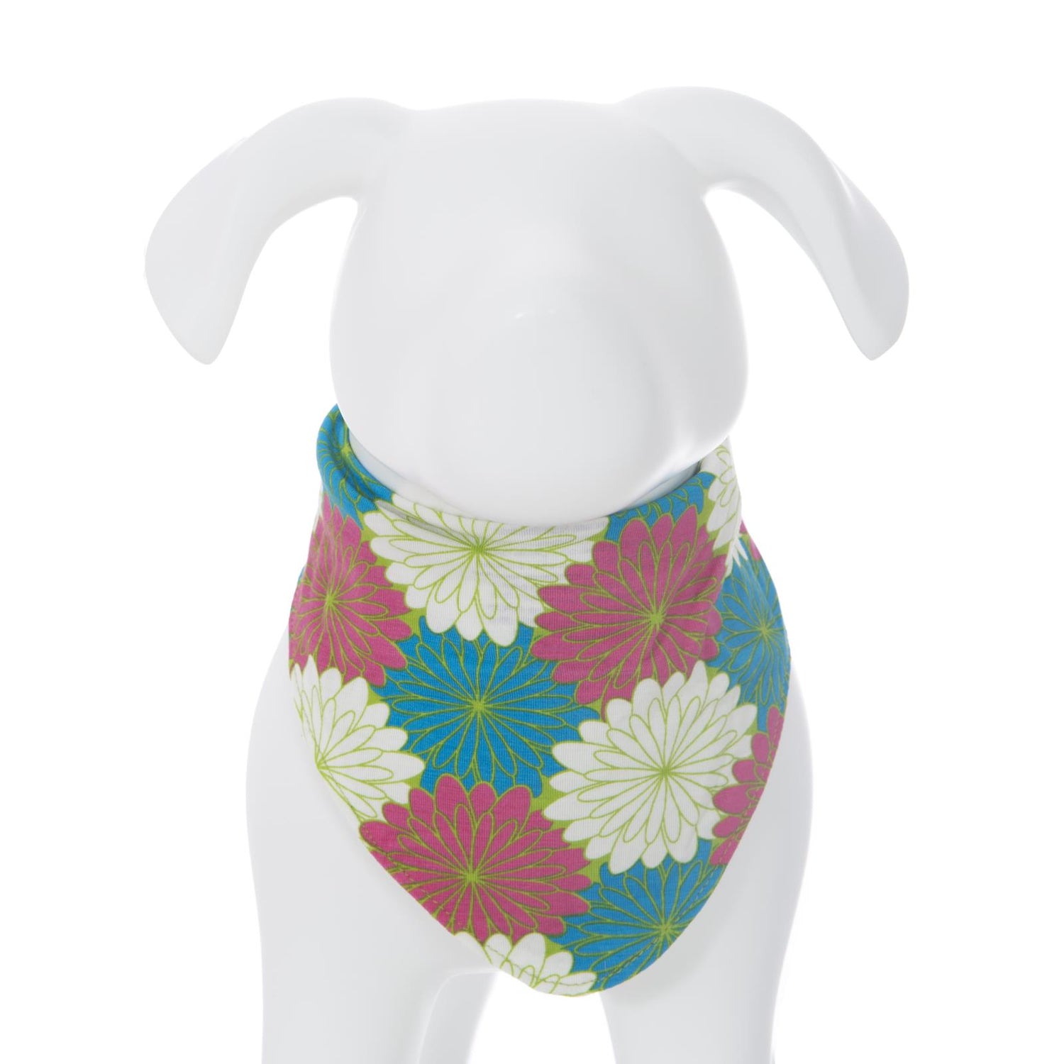 Print Dog Bandana in Tropical Flowers