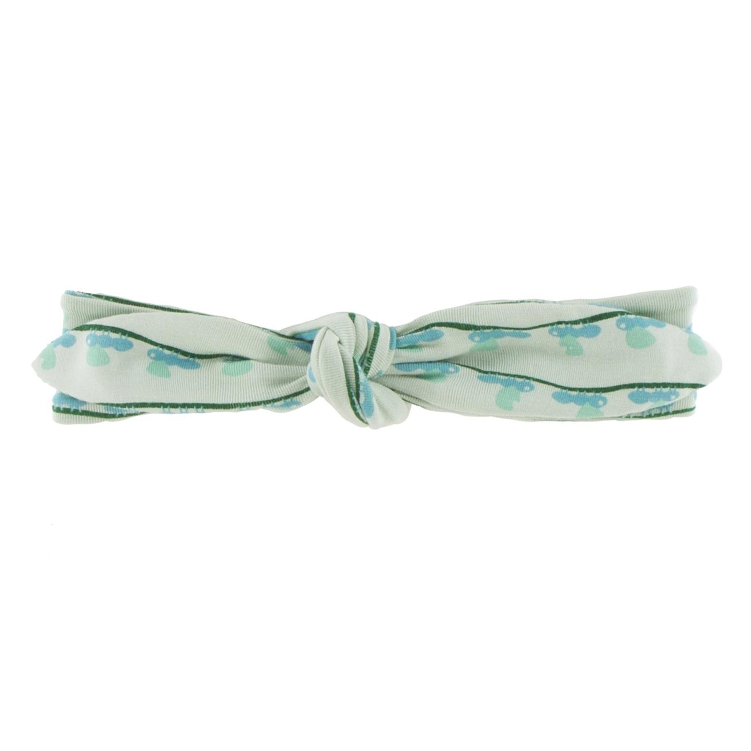 Print Bow Headband in Aloe Ants (194485)