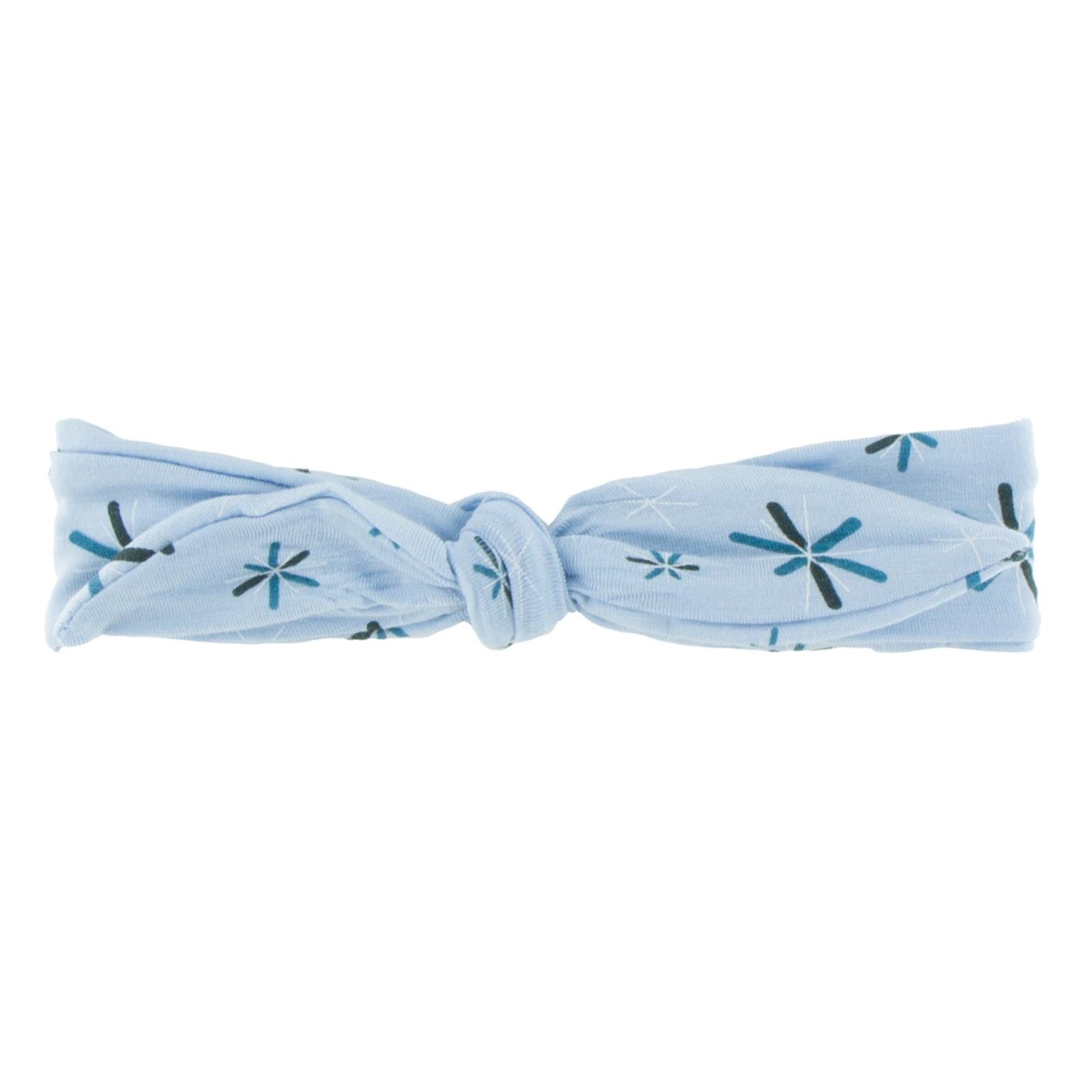 Print Bow Headband in Pond Snow (194220)