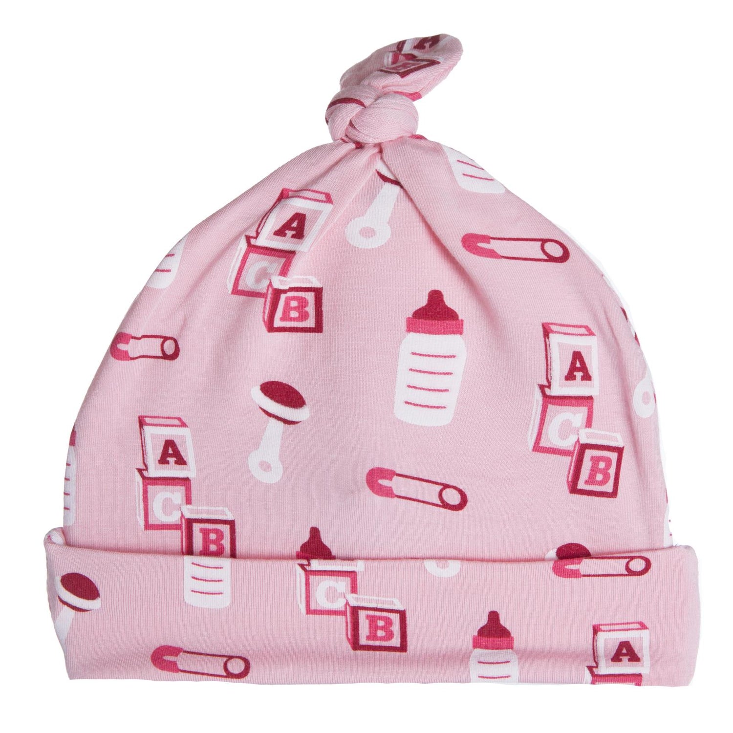 Print Knot Hat in Lotus Nursery